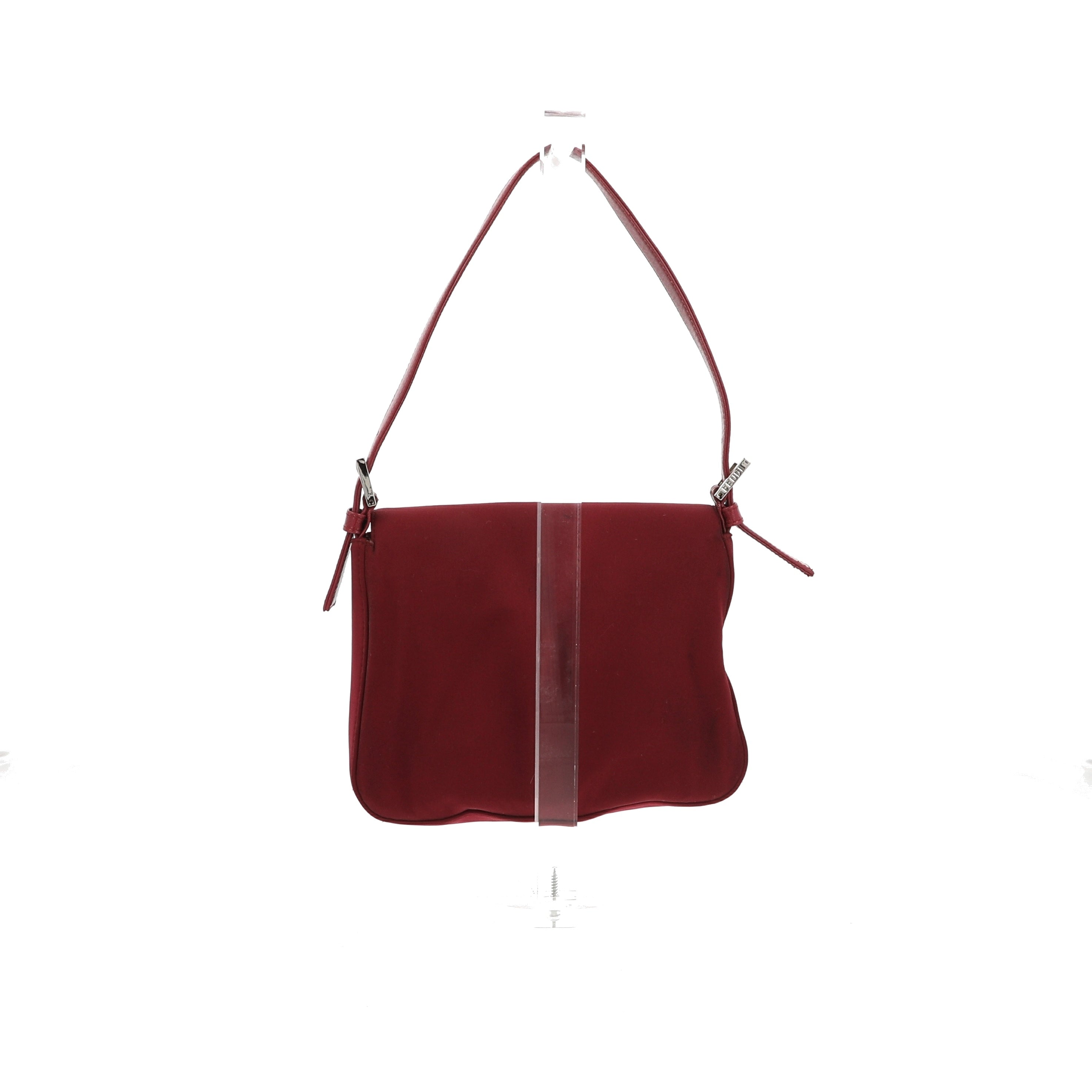 FENDI Shoulder Bag in Purple Fabric