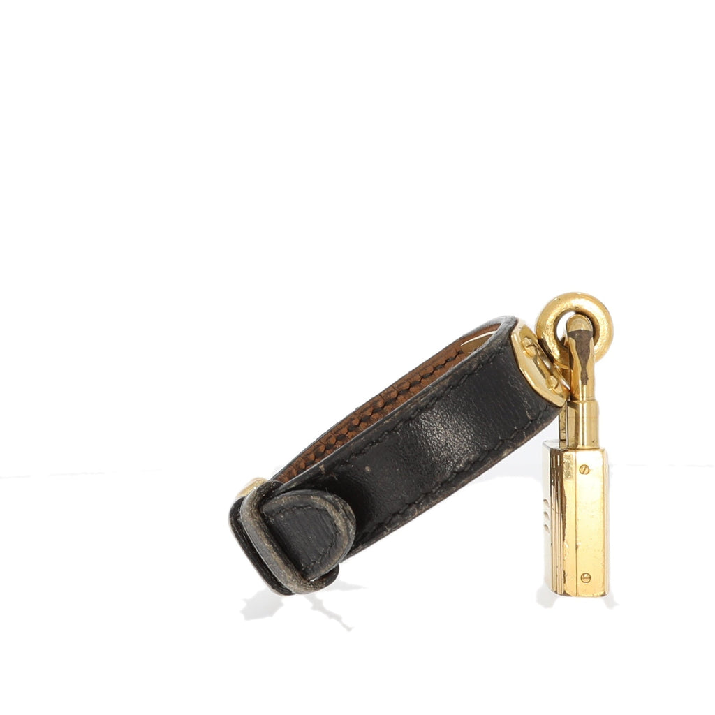 HERMES Kelly Watch in Black Leather
