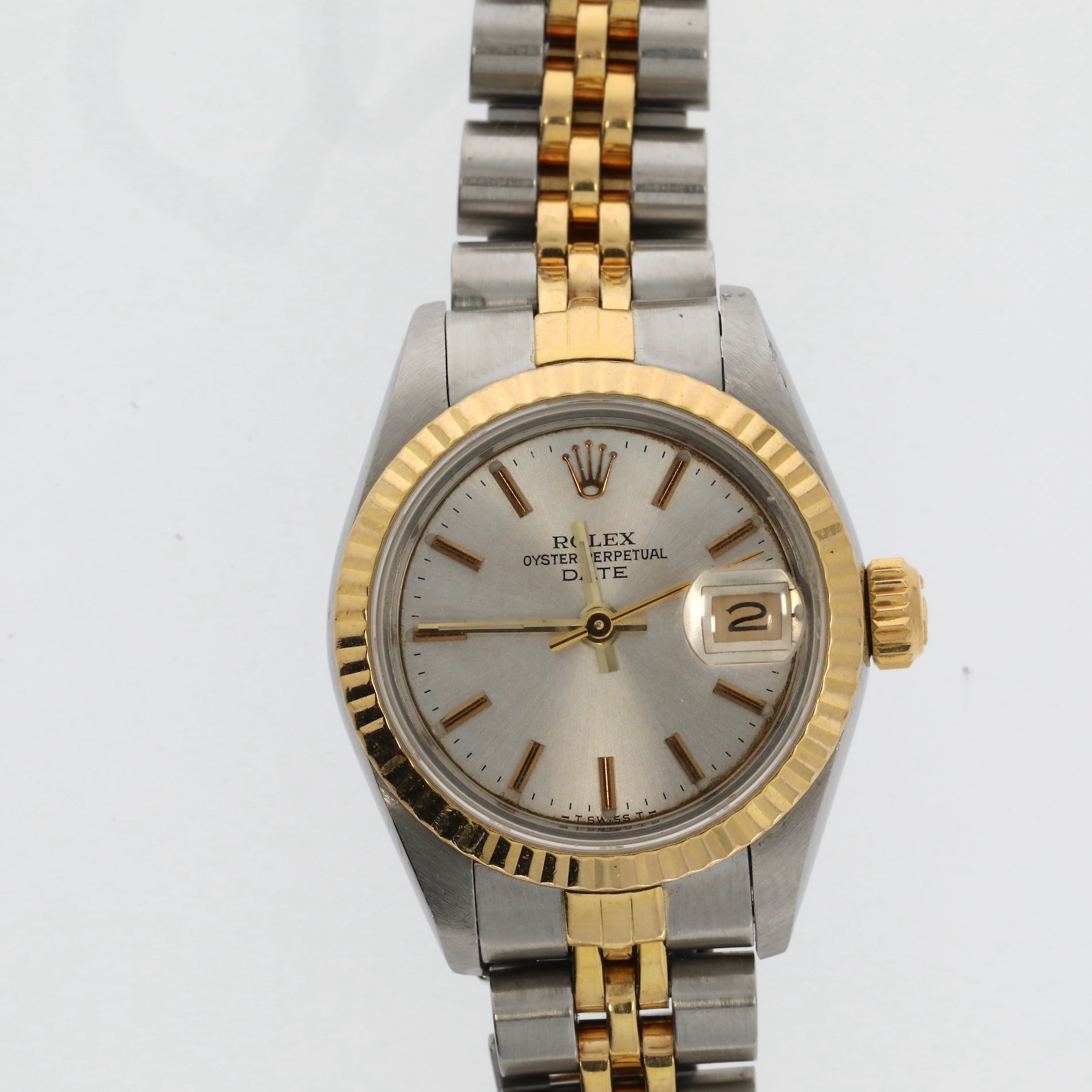 ROLEX Datejust, gold and steel wristwatch, circa 1986