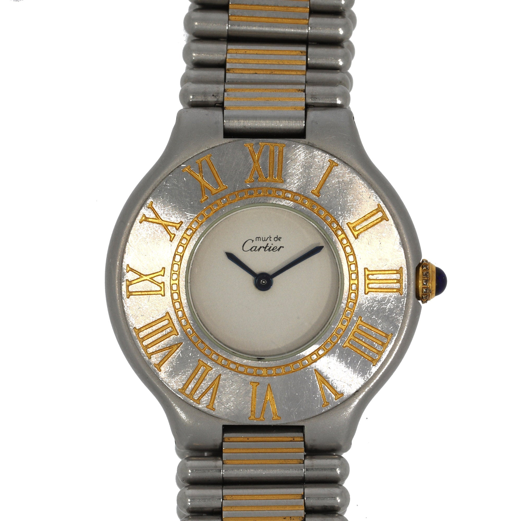 CARTIER Must de two-tone steel watch