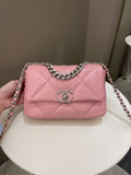 Chanel 19 Flap Bag Pink Lambskin