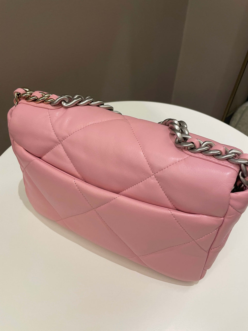 Chanel 19 Flap Bag Pink Lambskin
