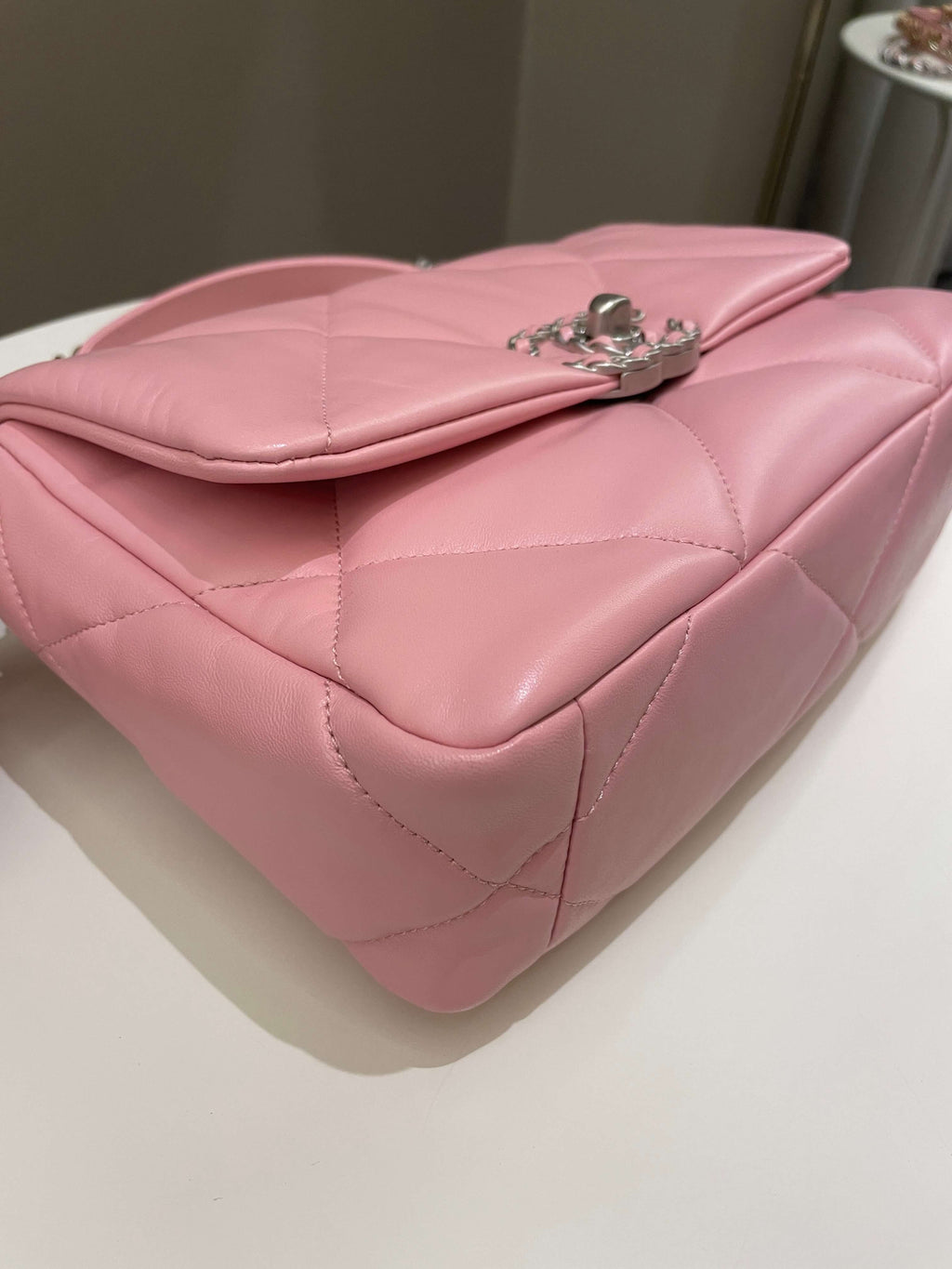 Chanel 19 Flap Bag Pink Lambskin