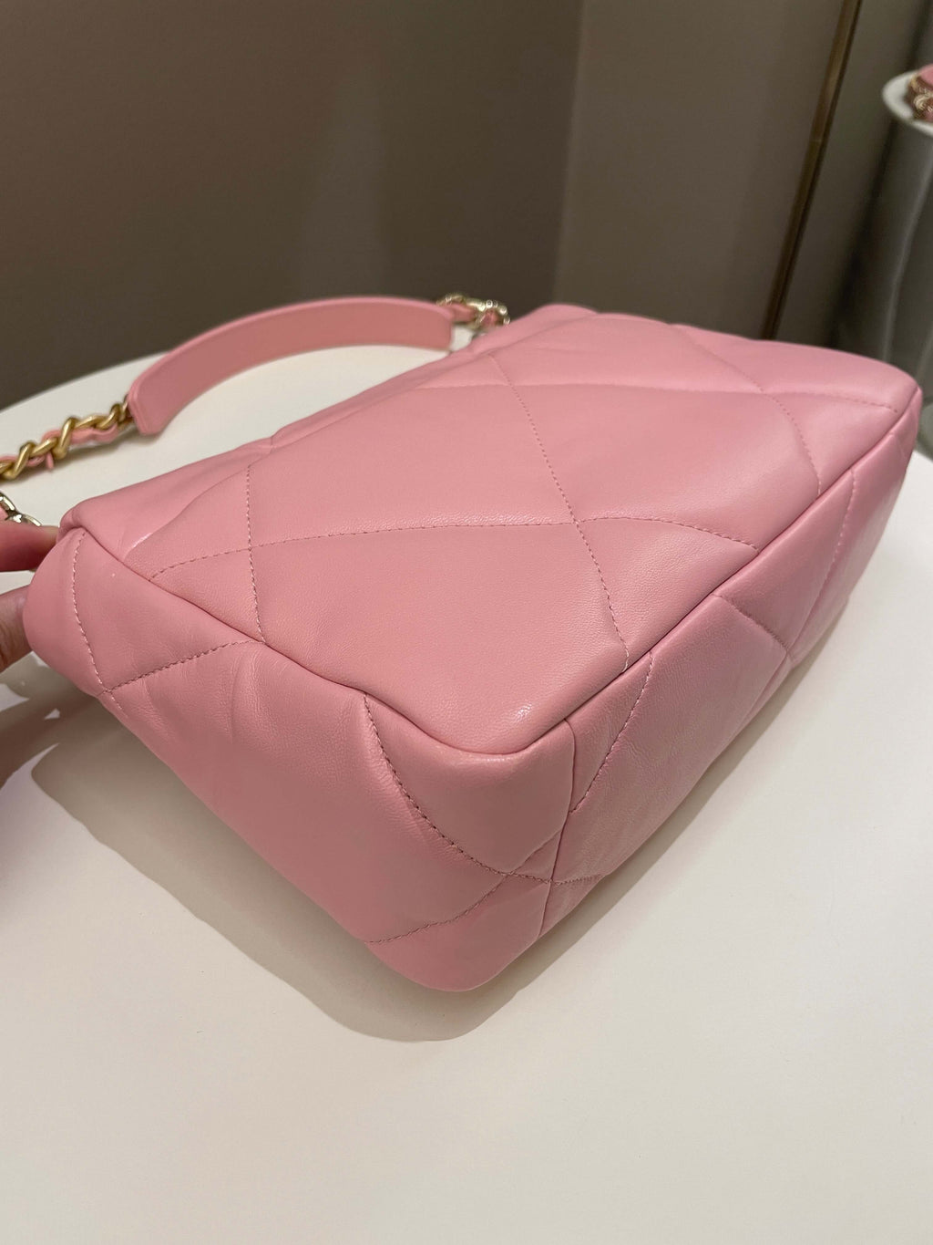 Chanel 19 Flap Bag Pink Lambskin