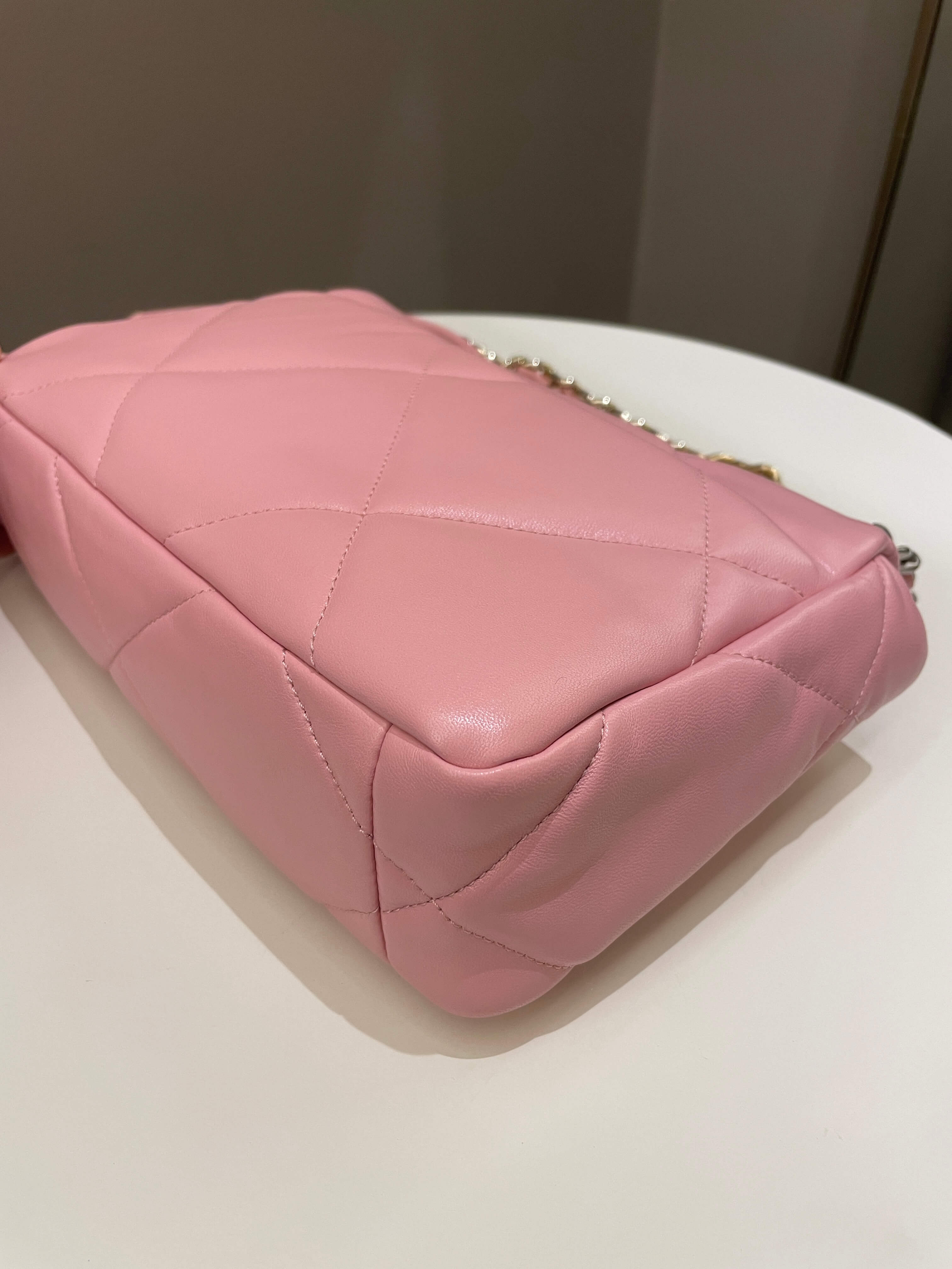 Chanel 19 Flap Bag Pink Lambskin