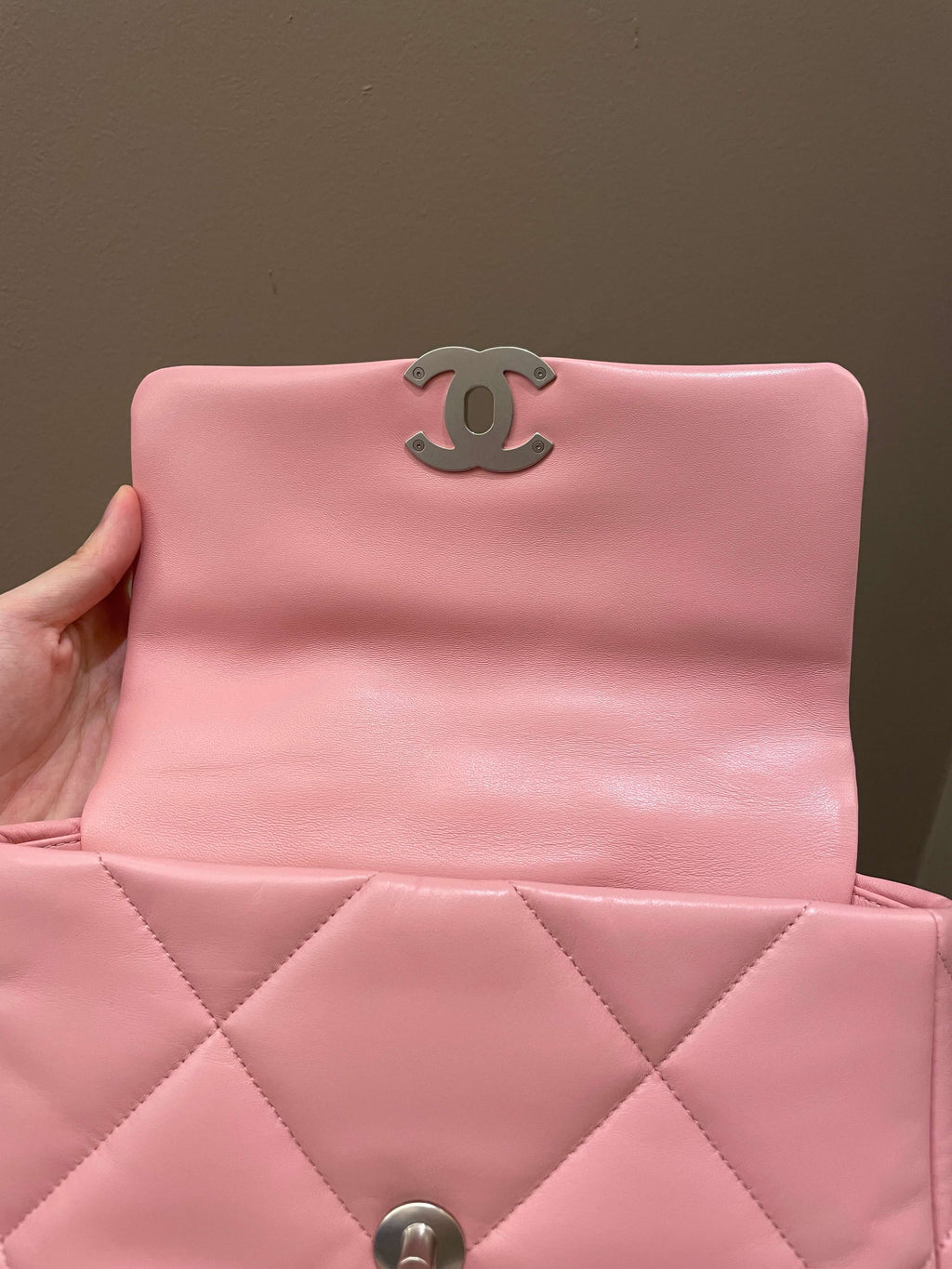 Chanel 19 Flap Bag Pink Lambskin