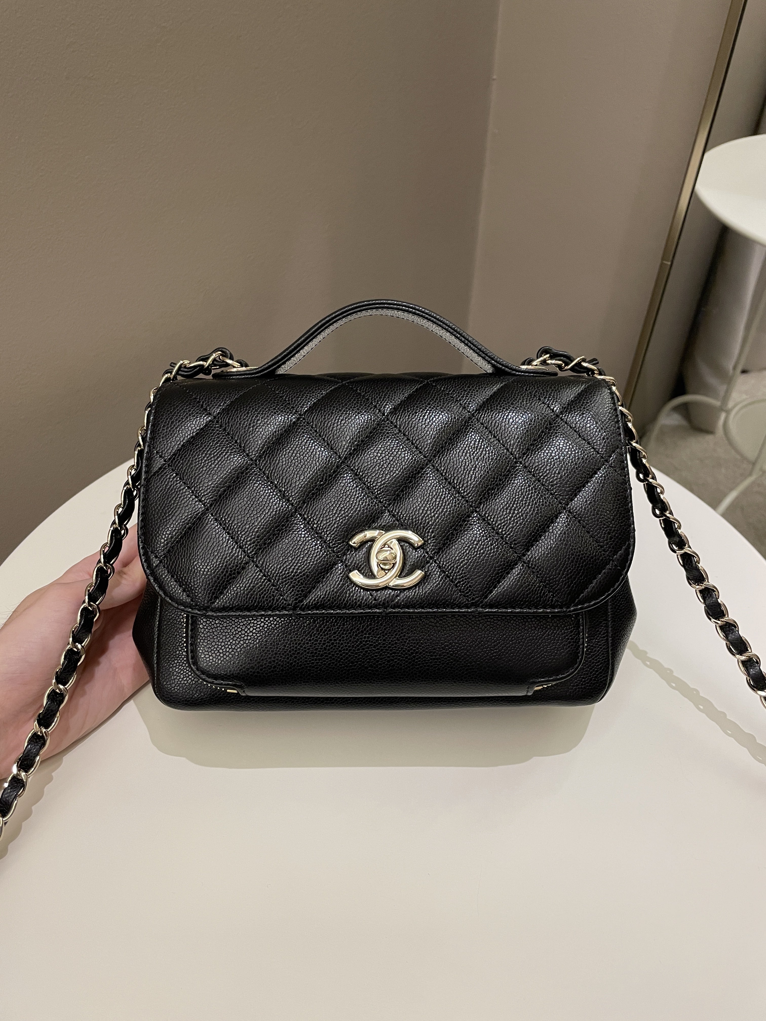 Chanel Business Affinity Flap Black Caviar