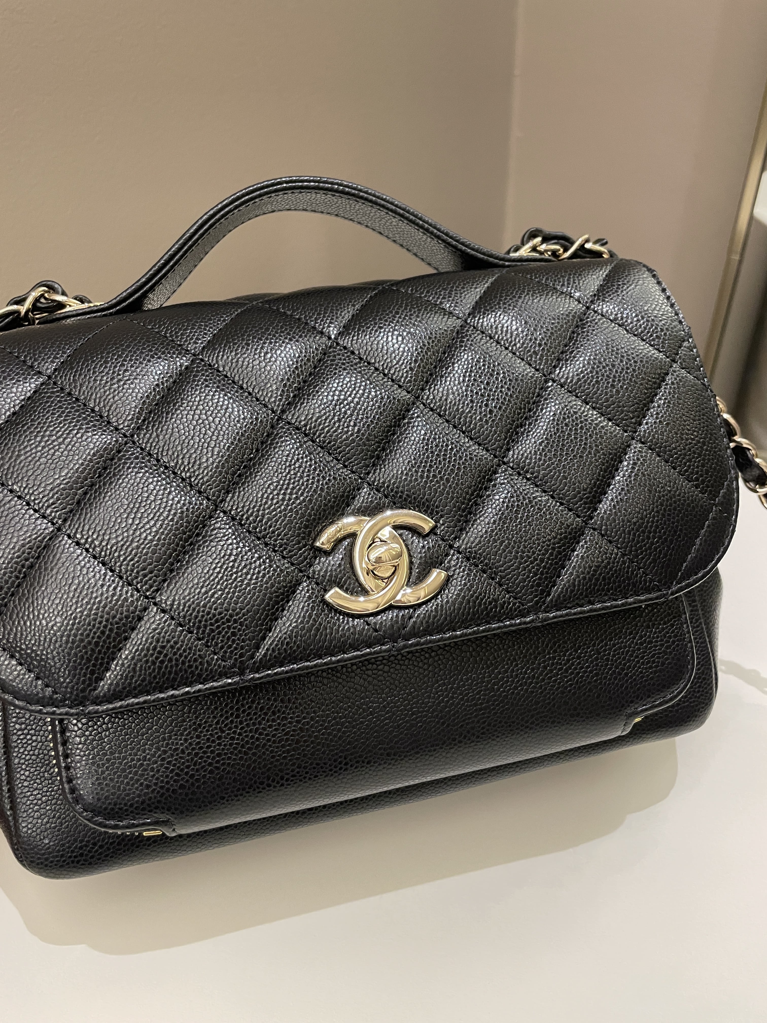 Chanel Business Affinity Flap Black Caviar