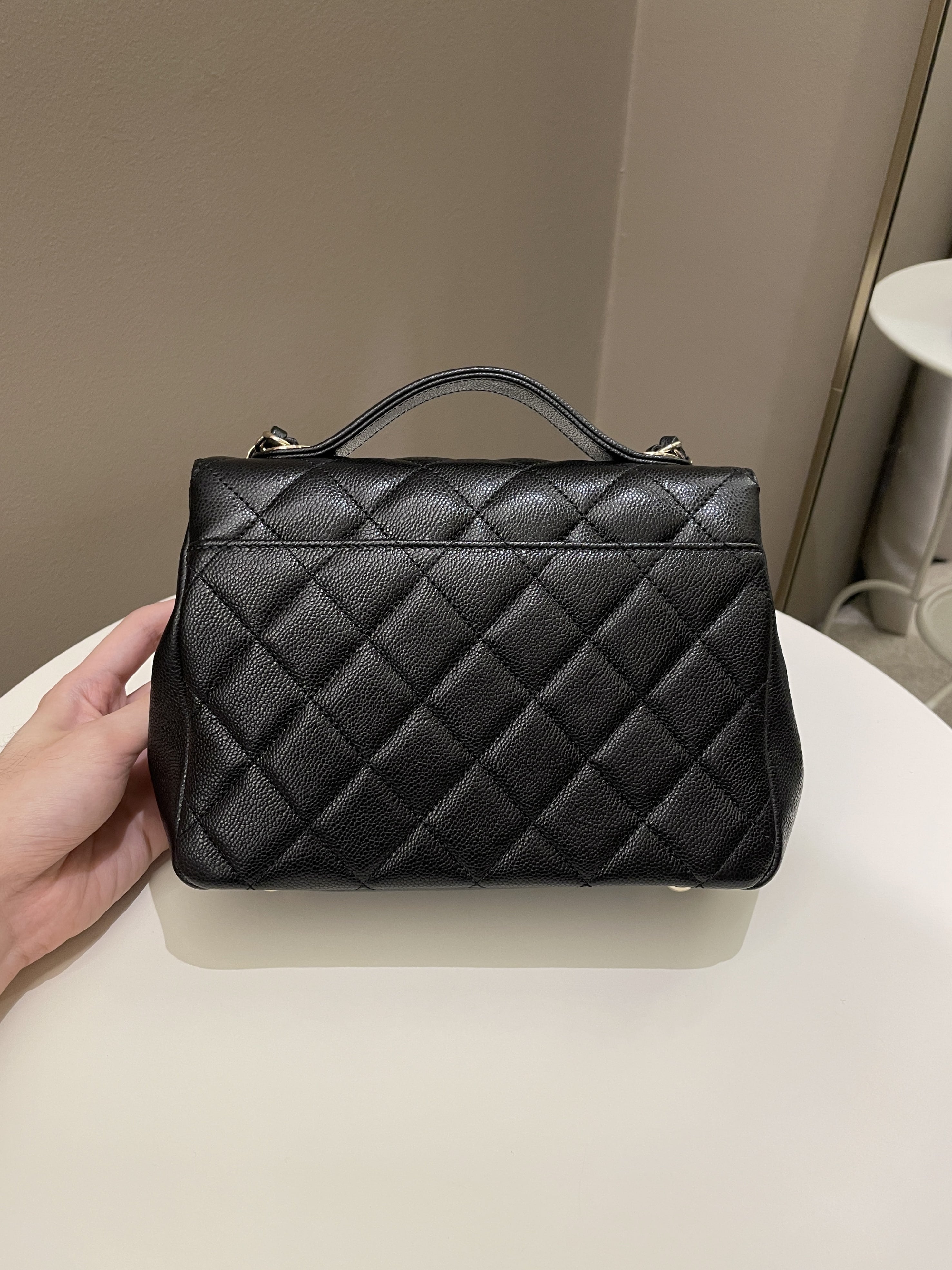 Chanel Business Affinity Flap Black Caviar