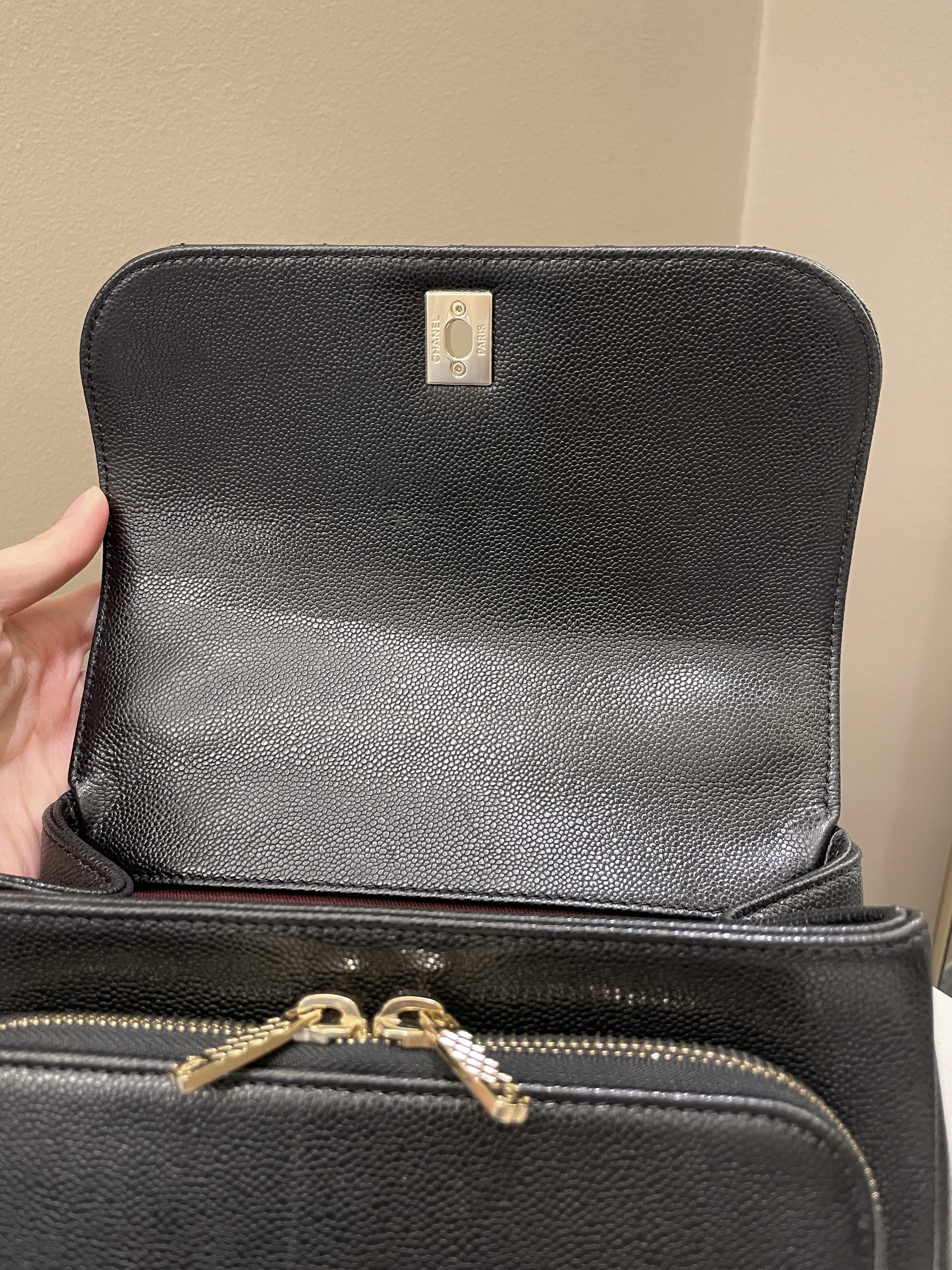 Chanel Business Affinity Flap Black Caviar