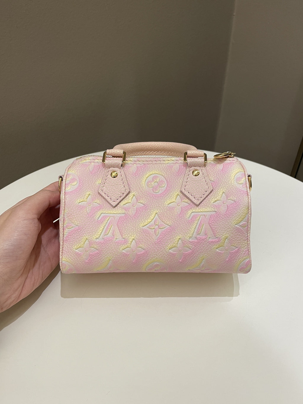 Louis Vuitton Nano Speedy Stardust Monogram Empreinte