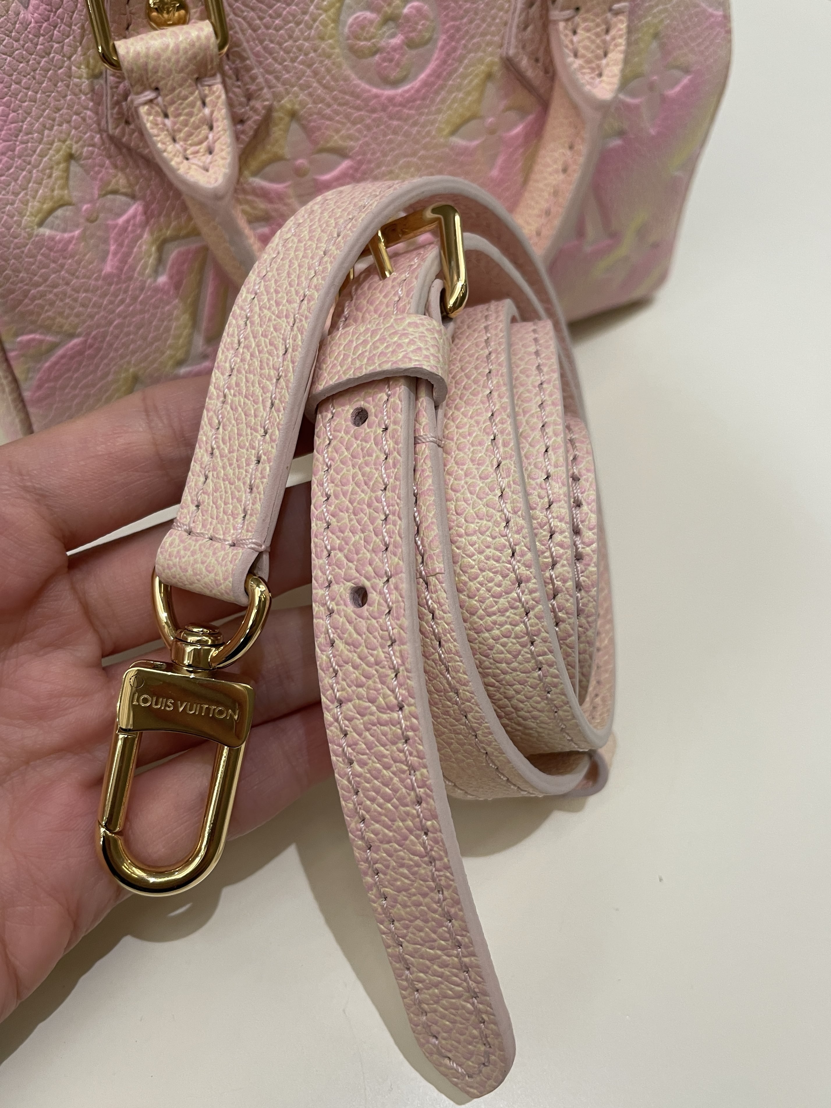 Louis Vuitton Nano Speedy Stardust Monogram Empreinte