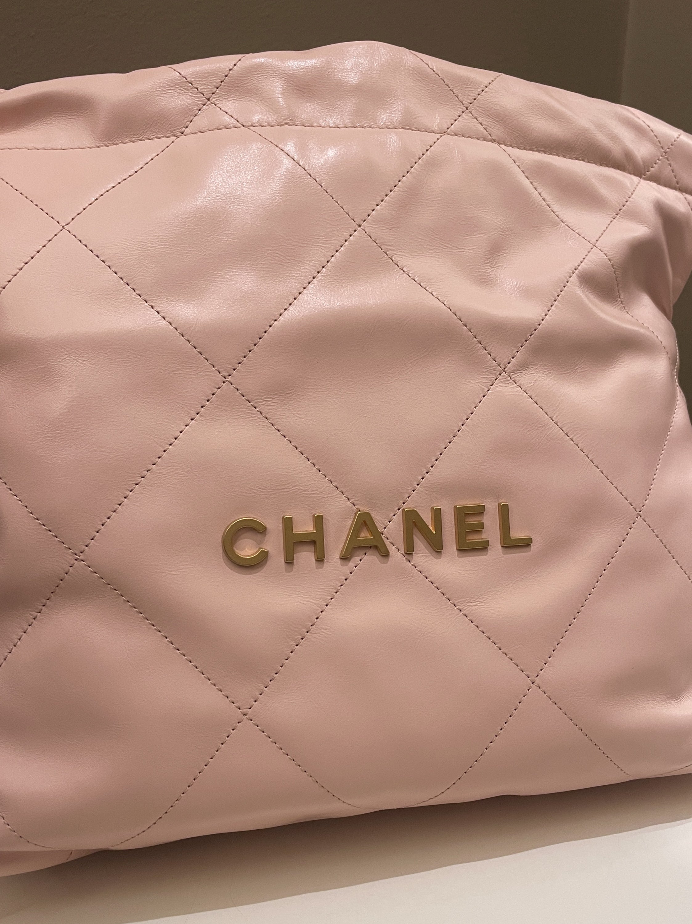 Chanel 22 Nude Blush Pink
