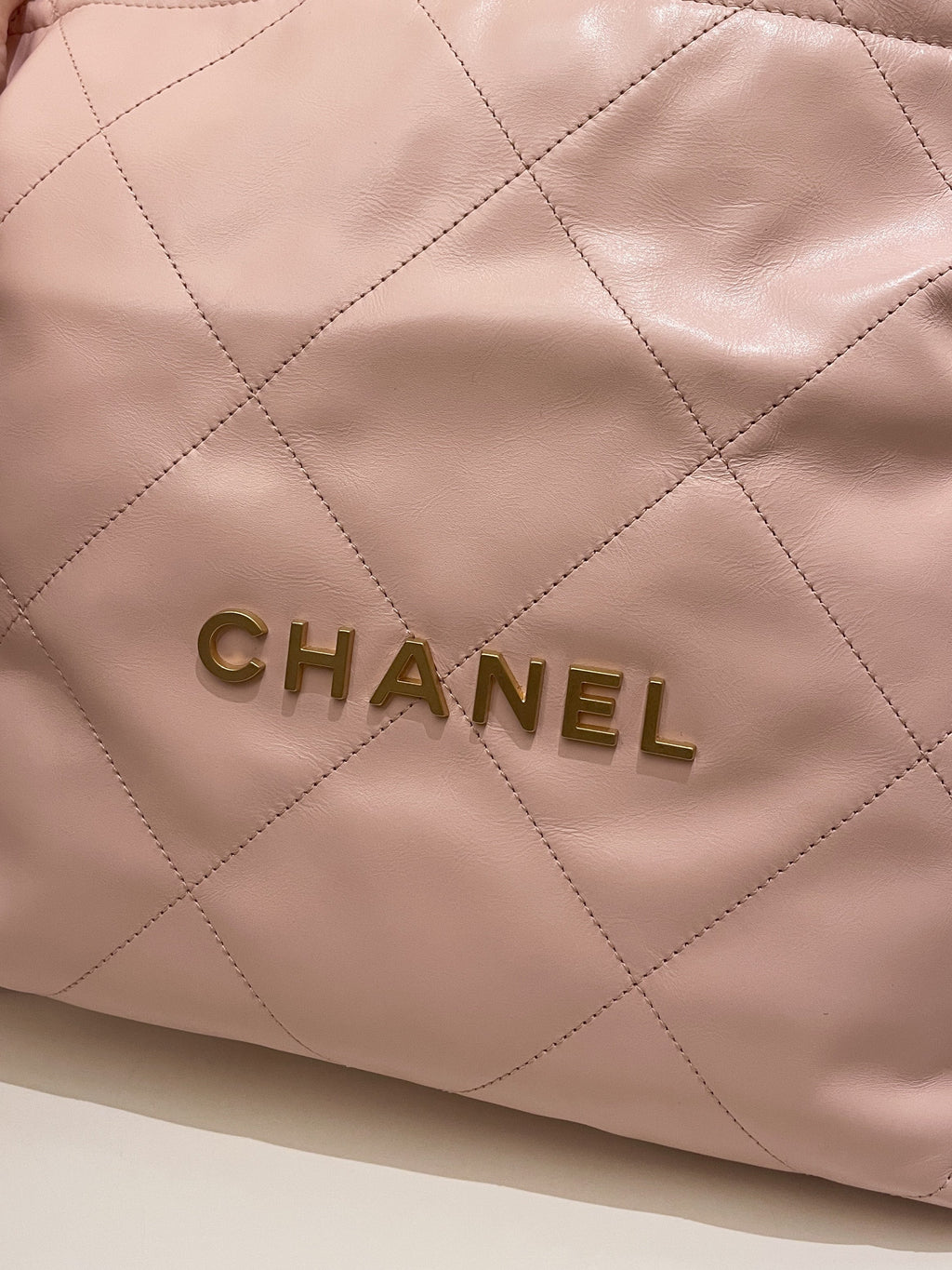 Chanel 22 Nude Blush Pink