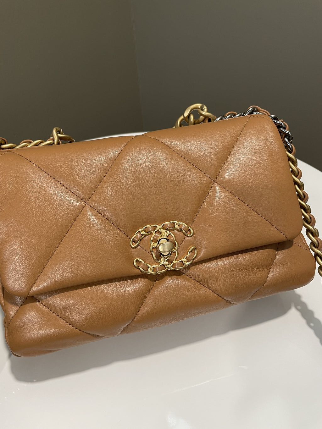 Chanel 19 Flap Bag Caramel