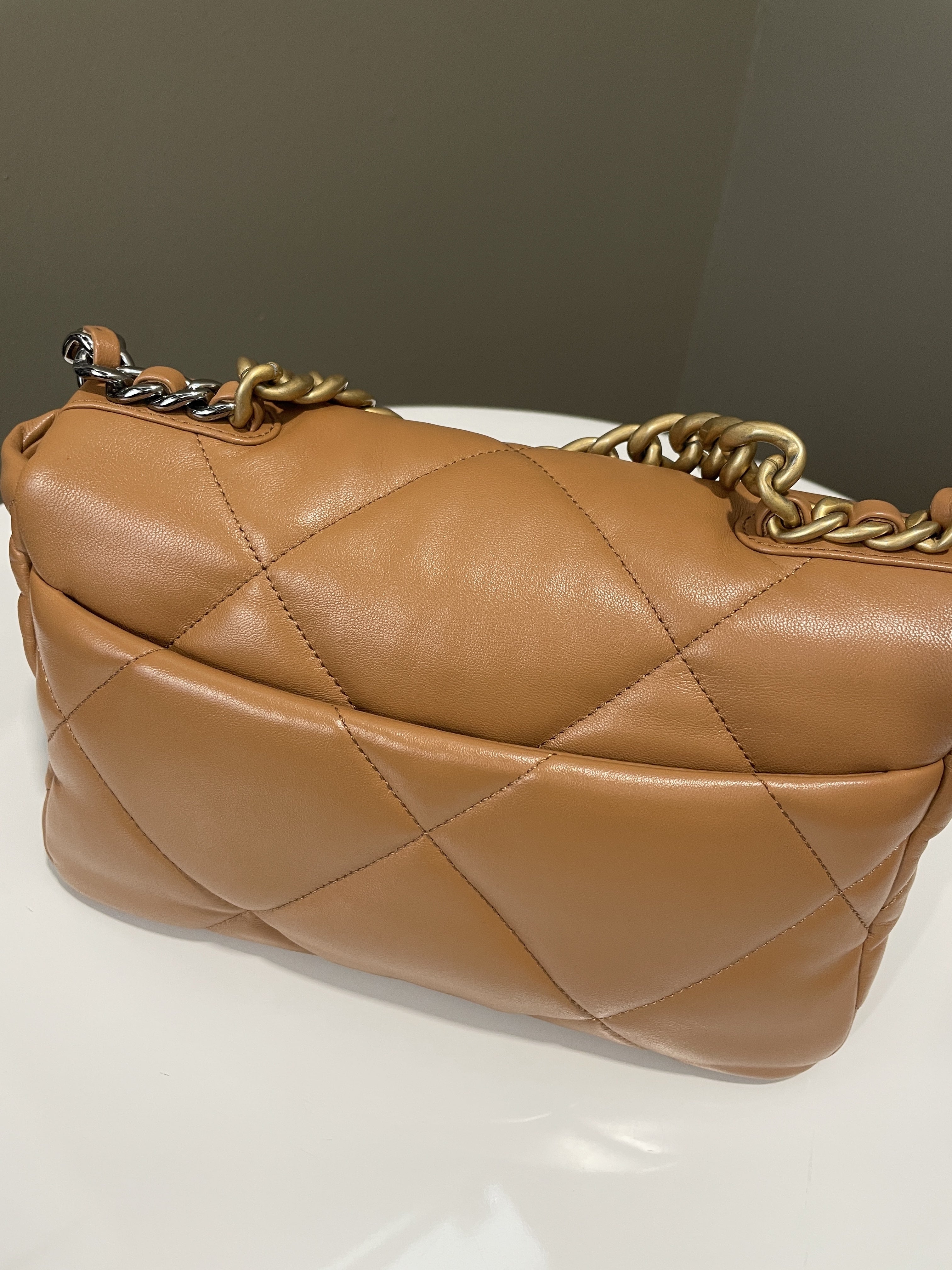 Chanel 19 Flap Bag Caramel