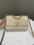 Chanel 19 Flap Bag Beige