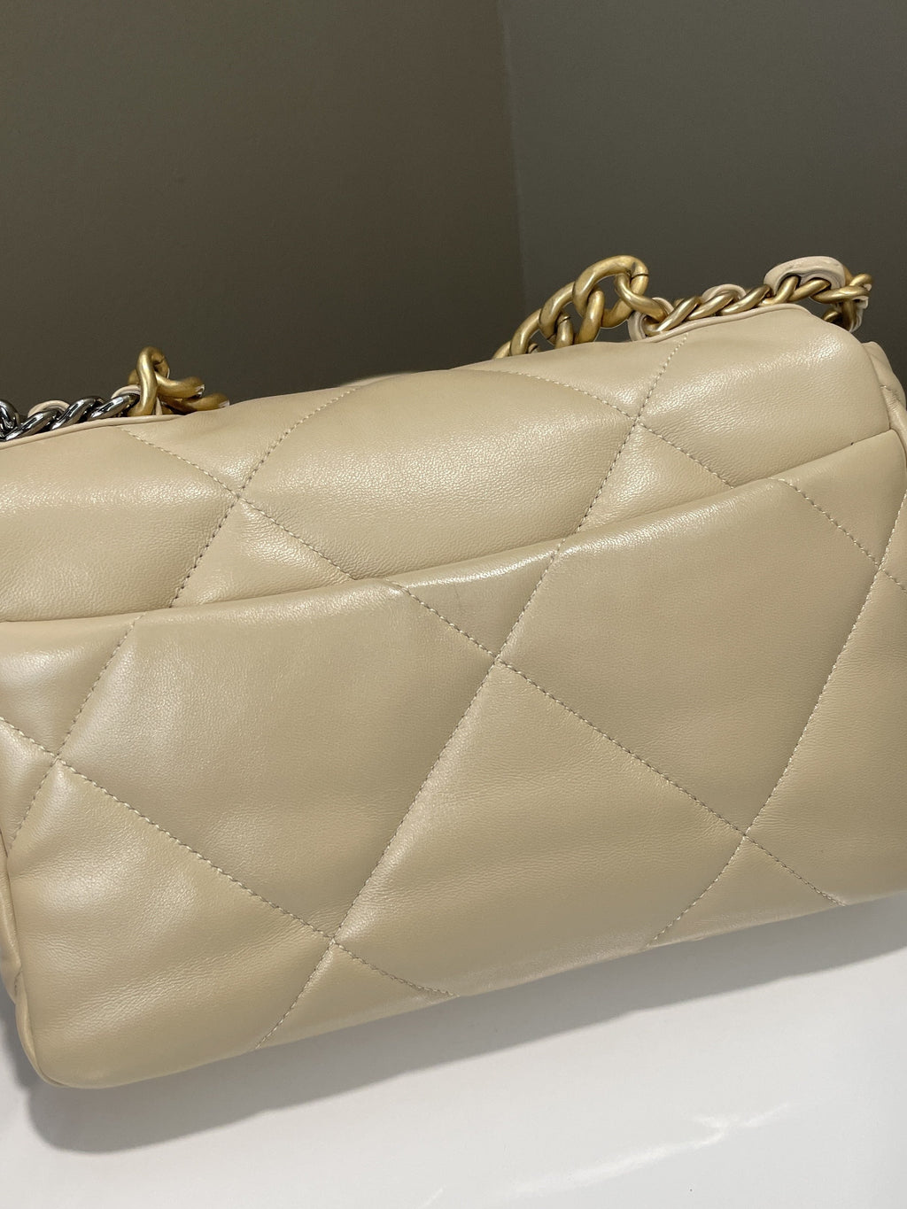 Chanel 19 Flap Bag Beige