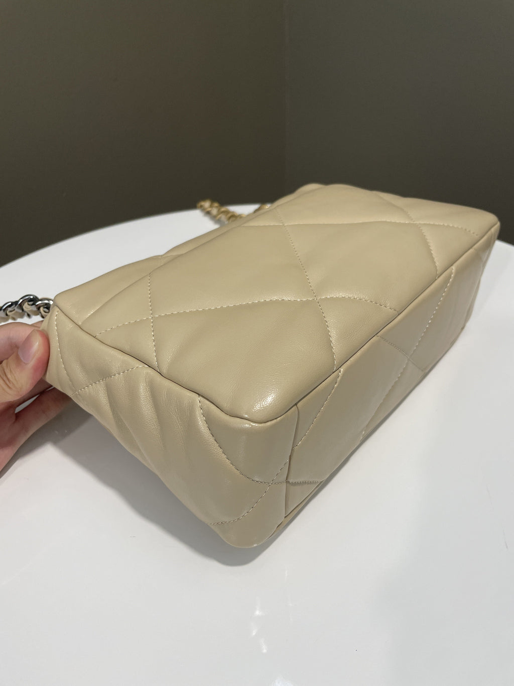 Chanel 19 Flap Bag Beige