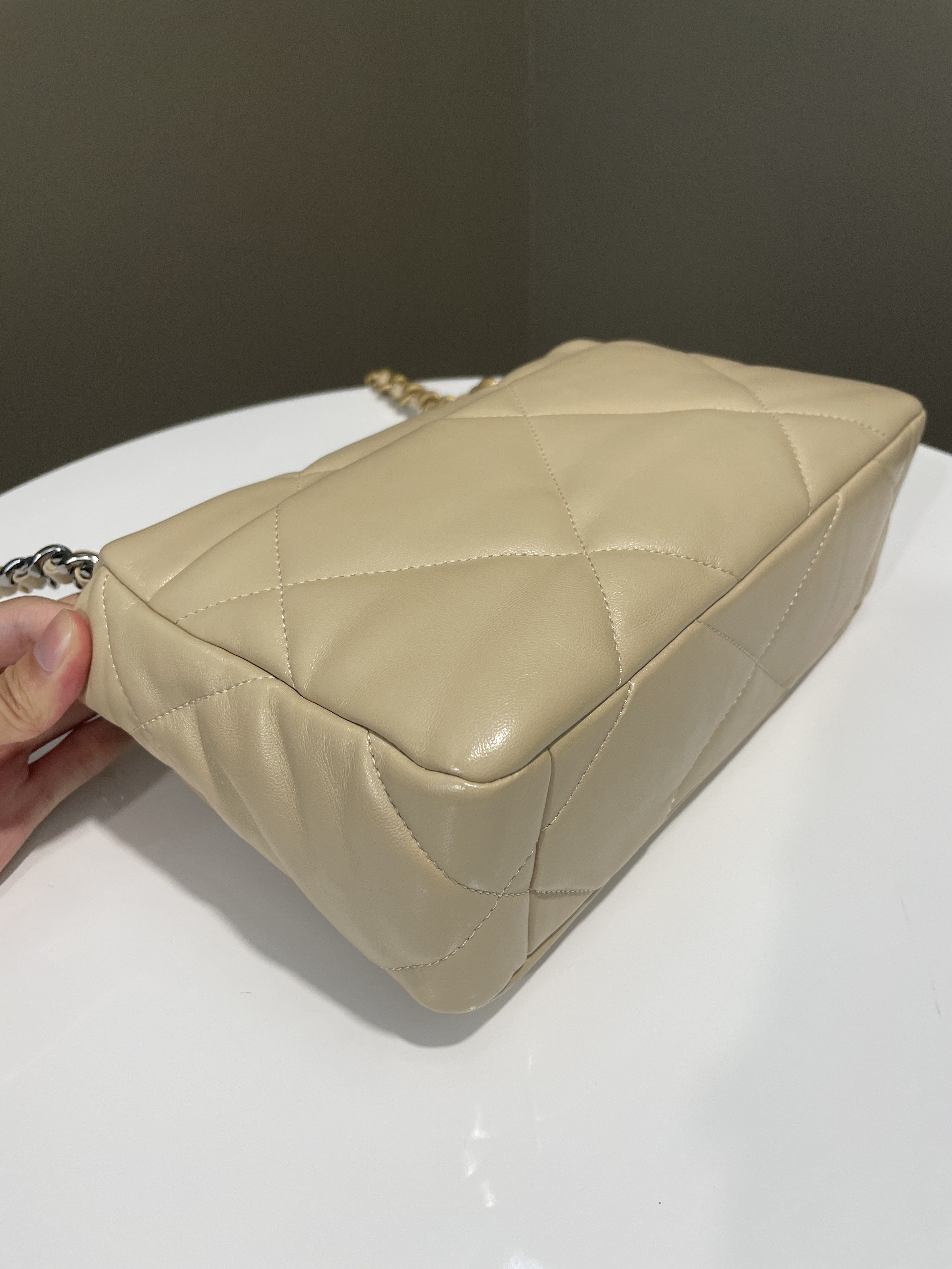 Chanel 19 Flap Bag Beige