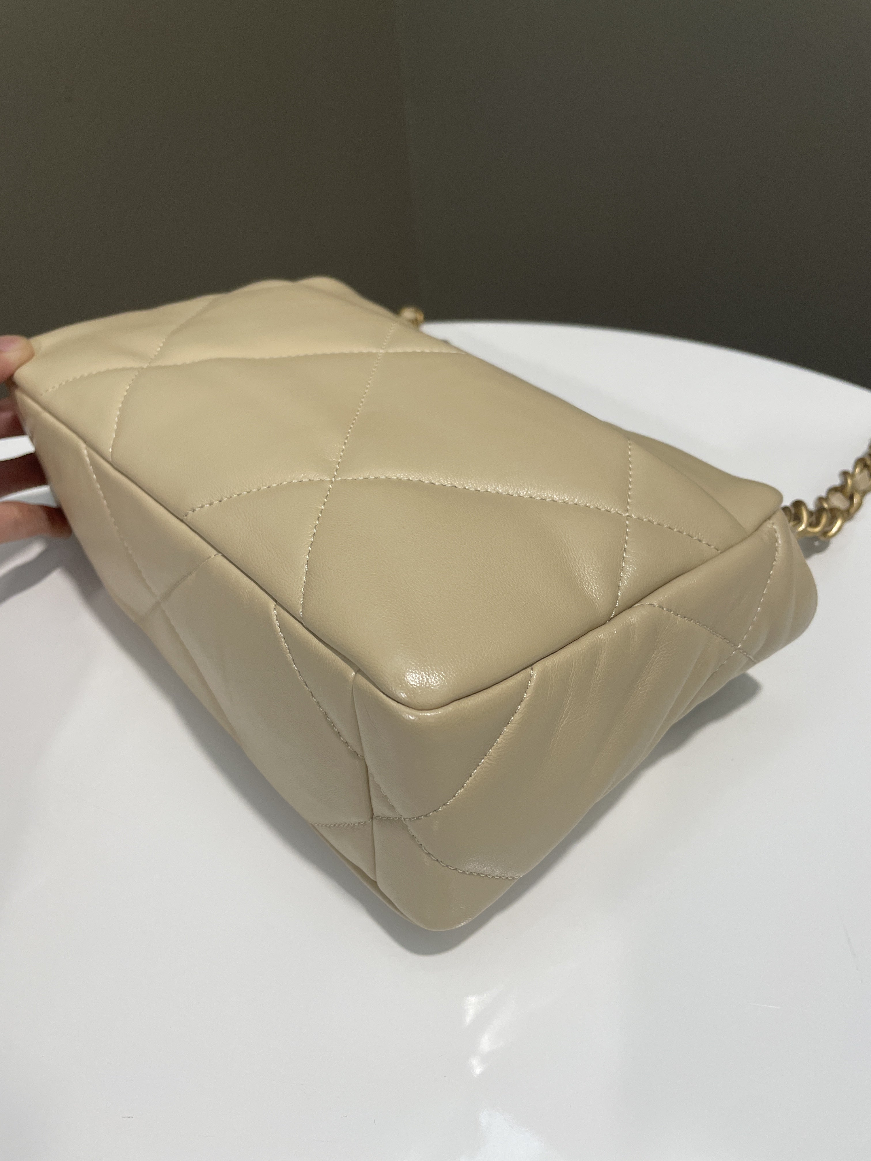 Chanel 19 Flap Bag Beige