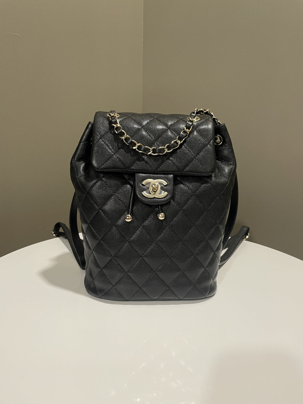 Chanel Urban Spirit Backpack Black Caviar