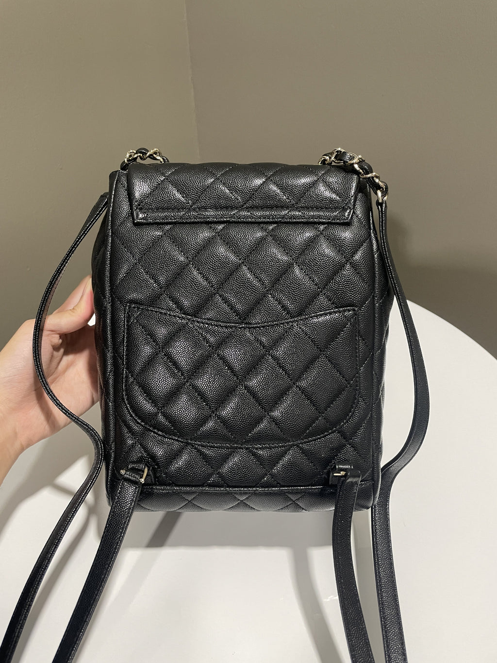 Chanel Urban Spirit Backpack Black Caviar