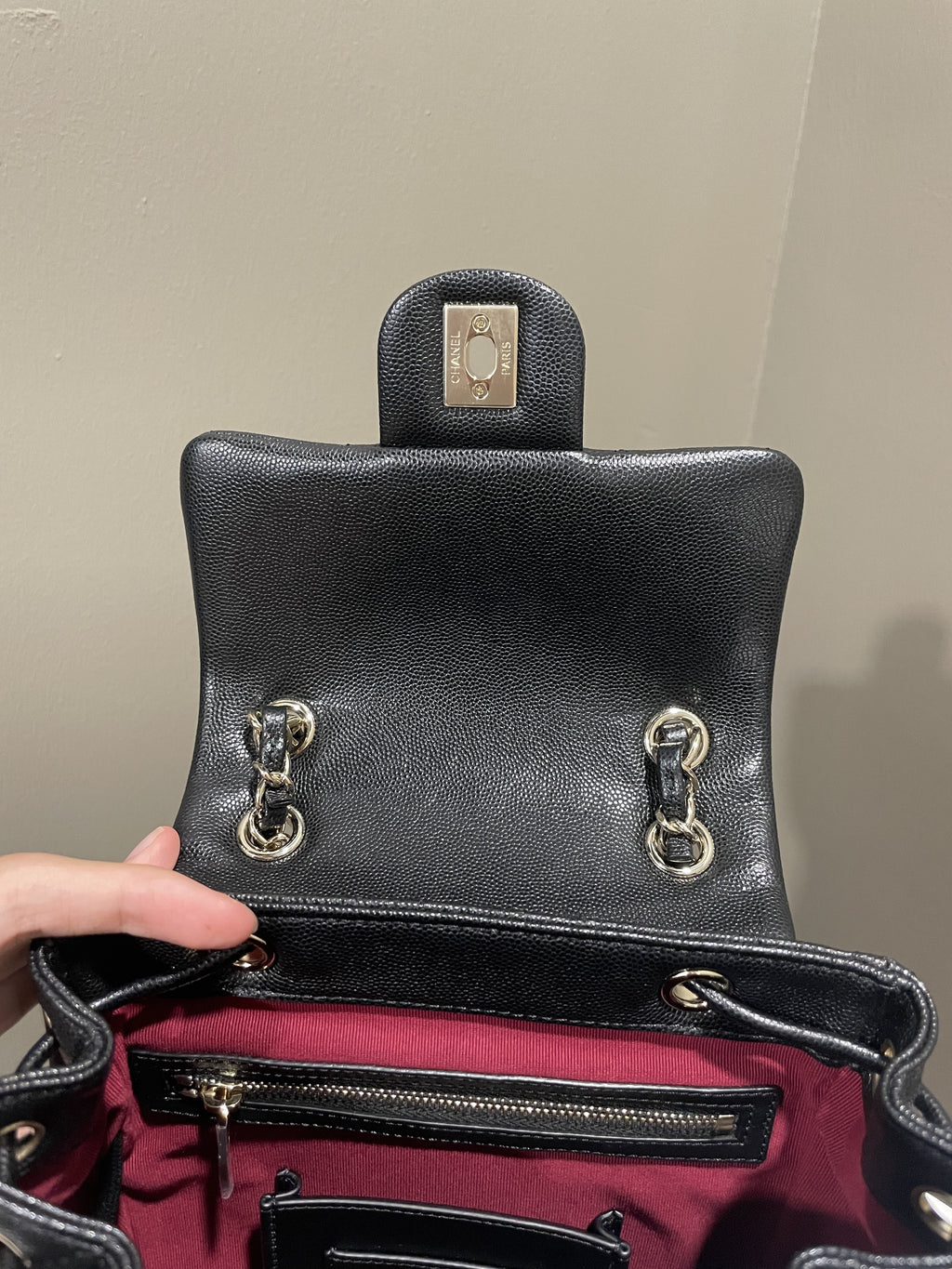 Chanel Urban Spirit Backpack Black Caviar