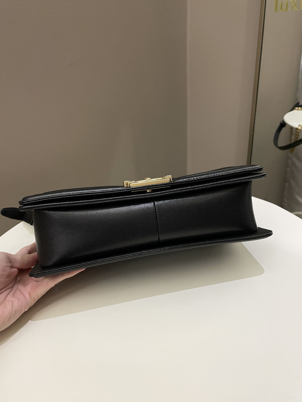 Chanel Quilted New Medium Boy Black Caviar