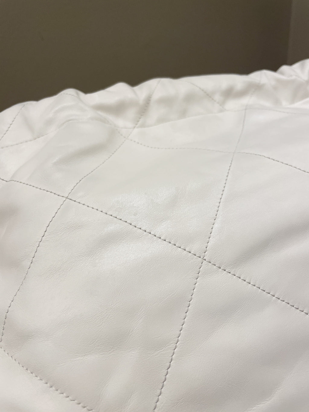 Chanel 22 White Calf