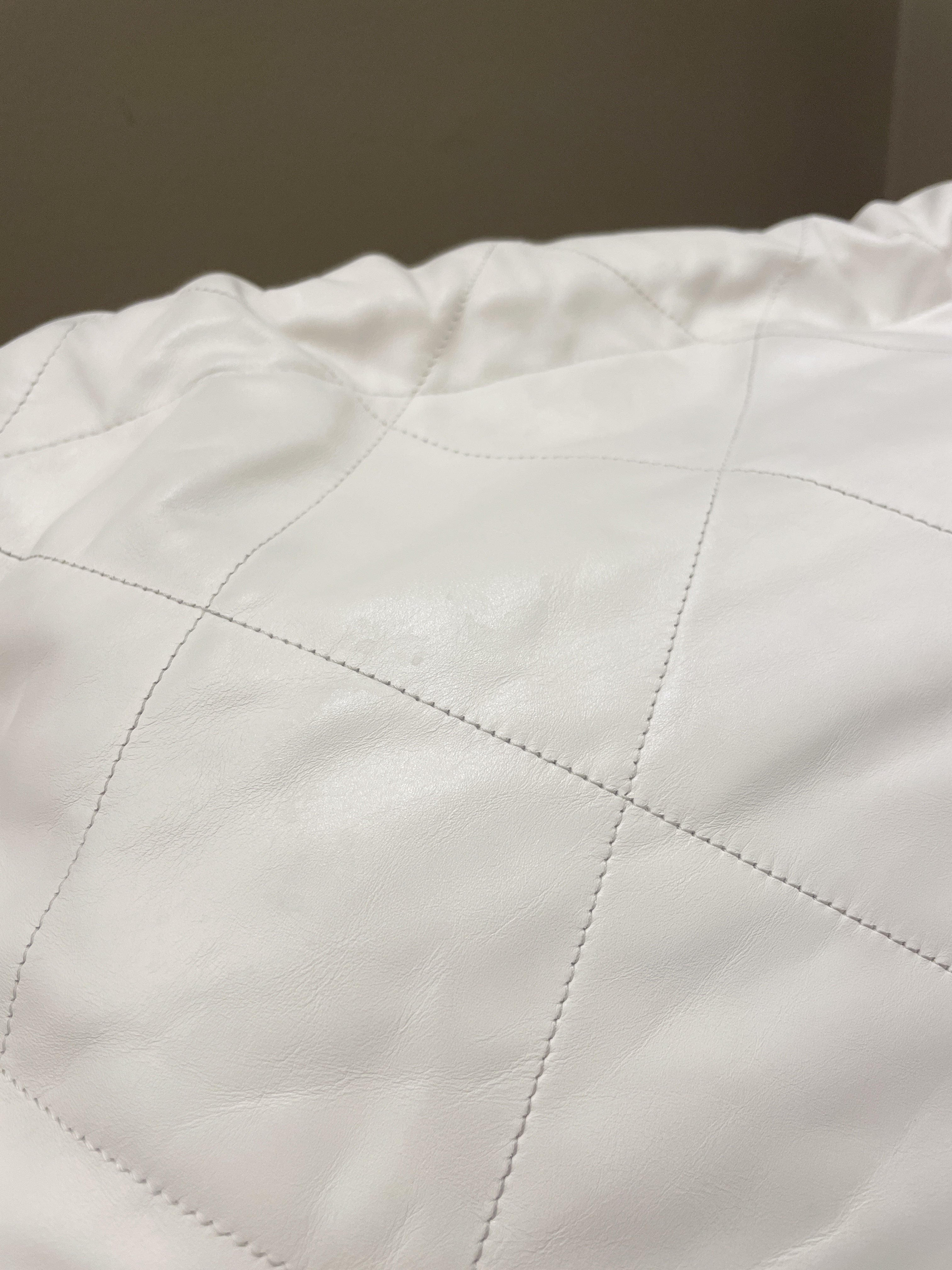 Chanel 22 White Calf