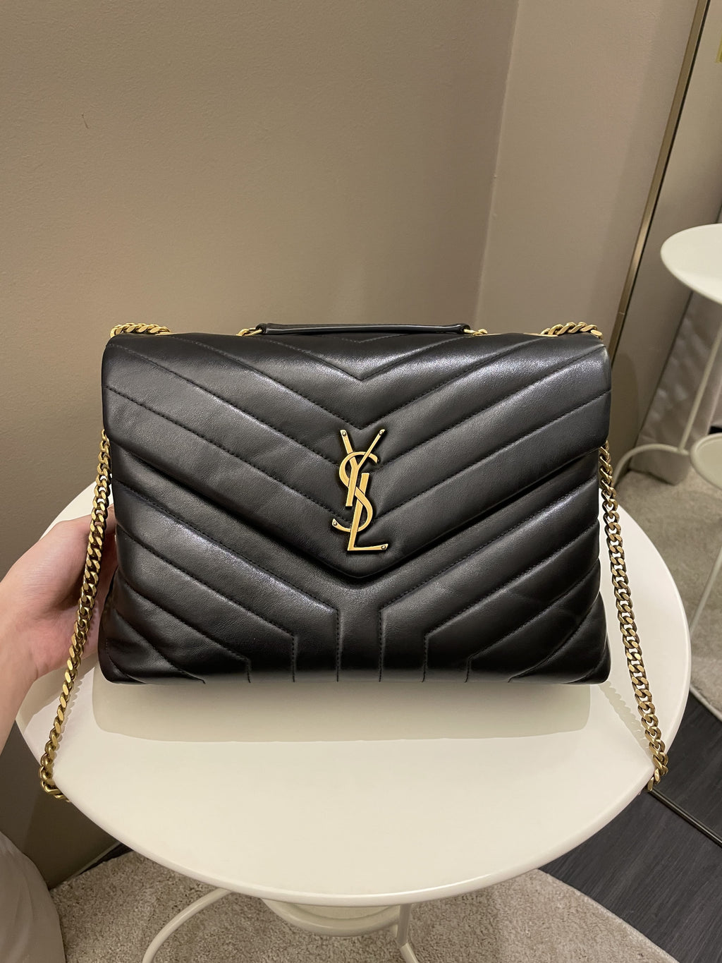 Saint Laurent Loulou Medium Black