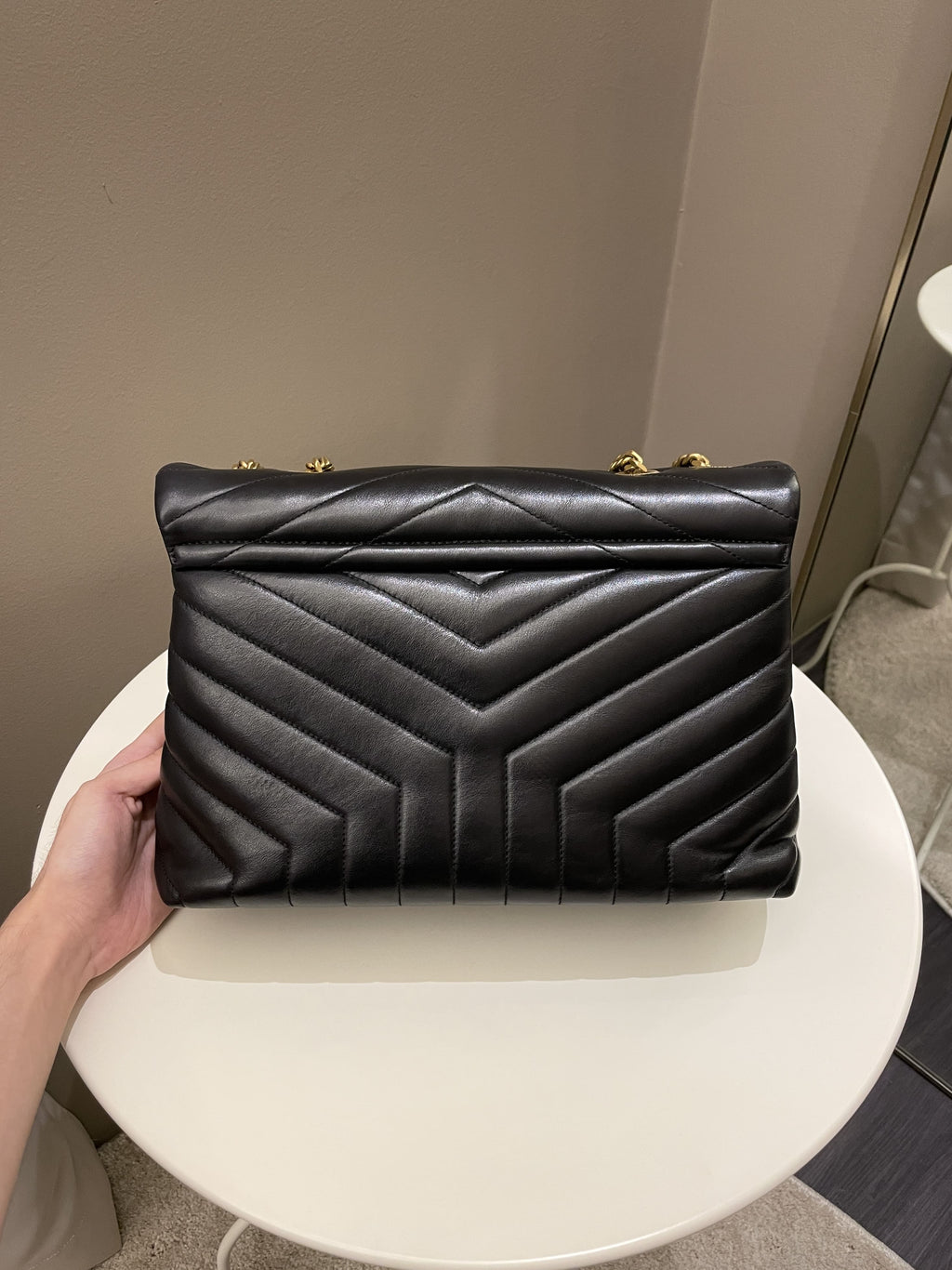 Saint Laurent Loulou Medium Black