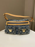 Louis Vuitton Baggy Denim Bag Denim Monogram