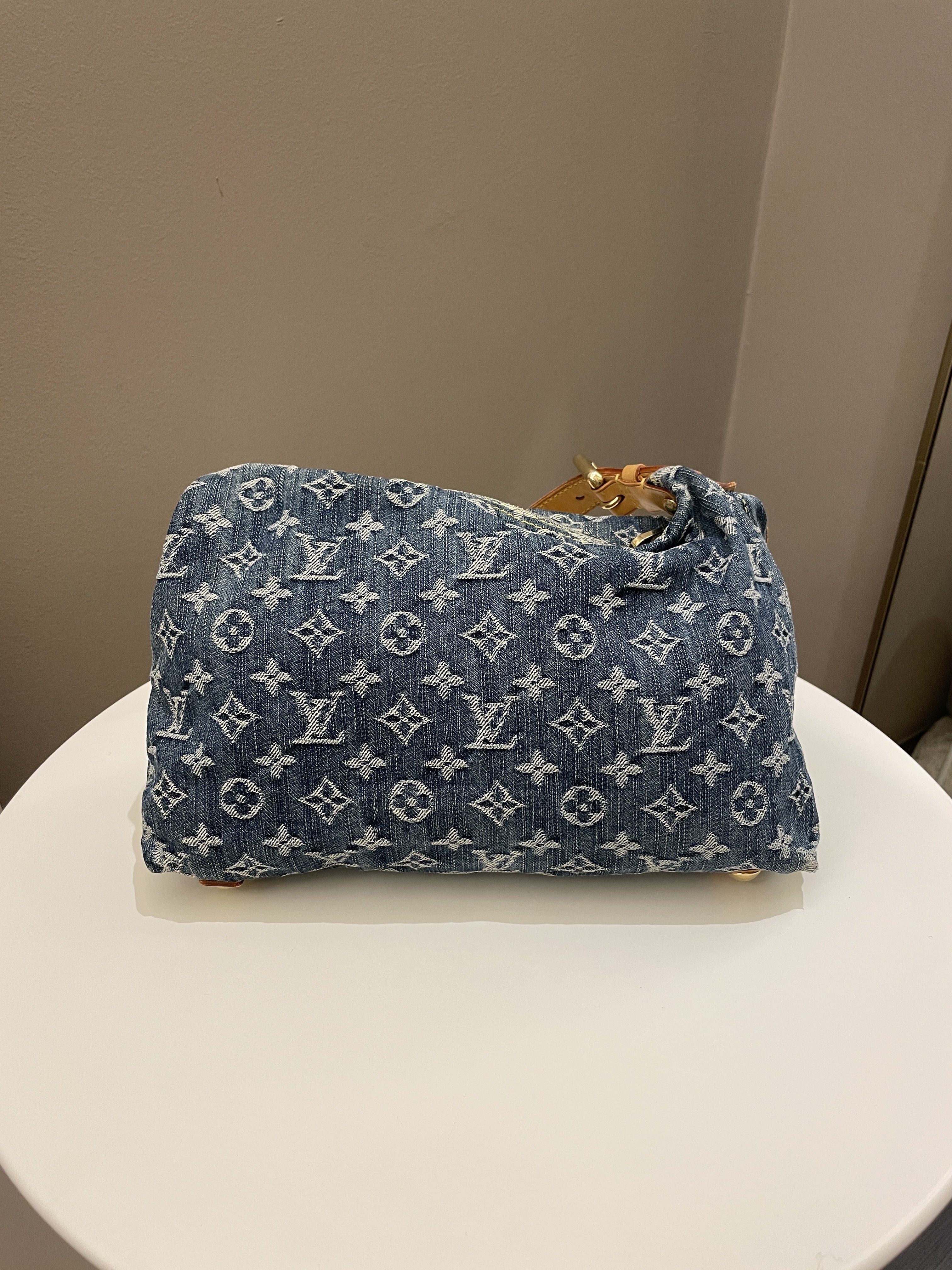 Louis Vuitton Baggy Denim Bag Denim Monogram