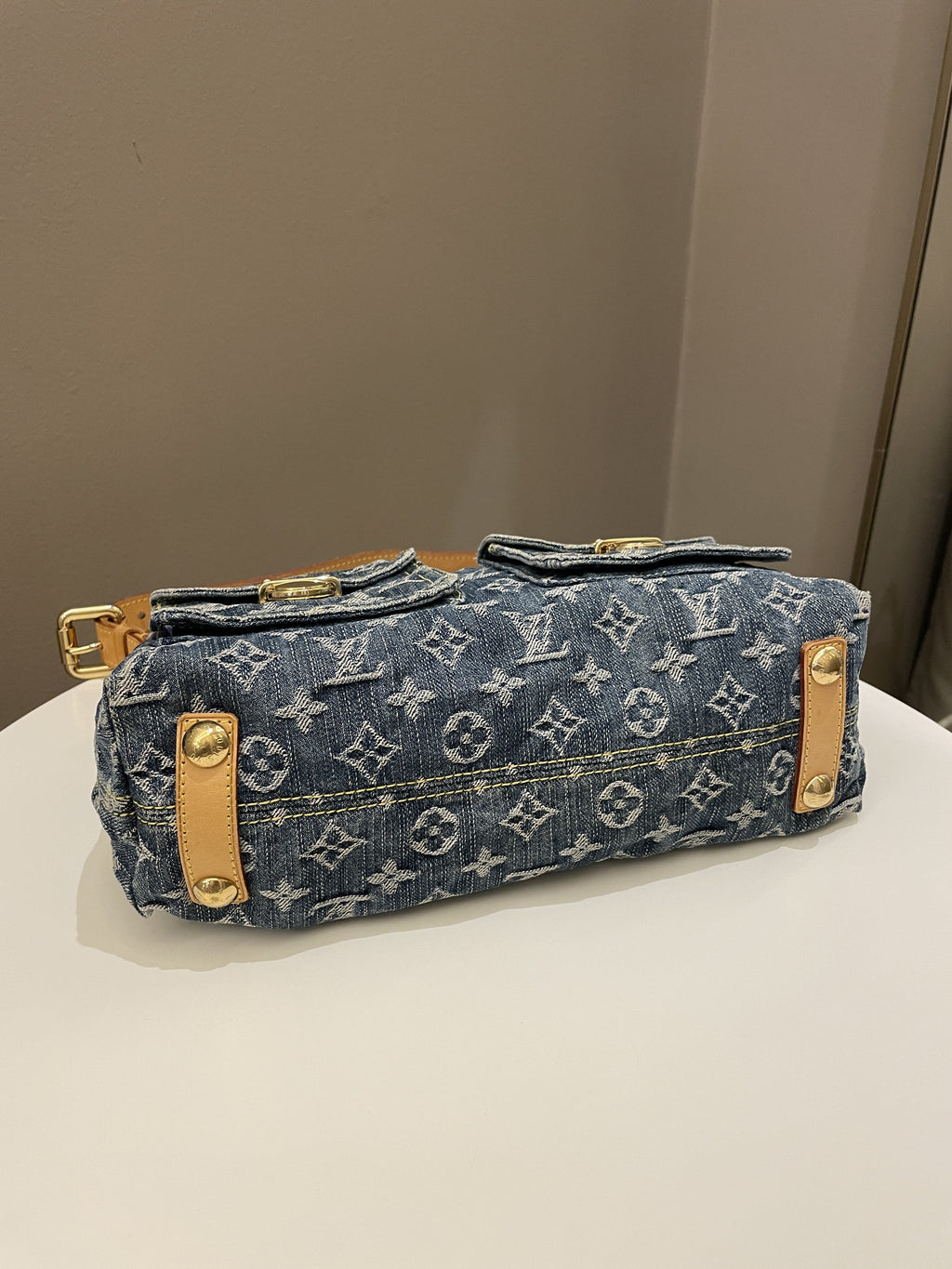 Louis Vuitton Baggy Denim Bag Denim Monogram