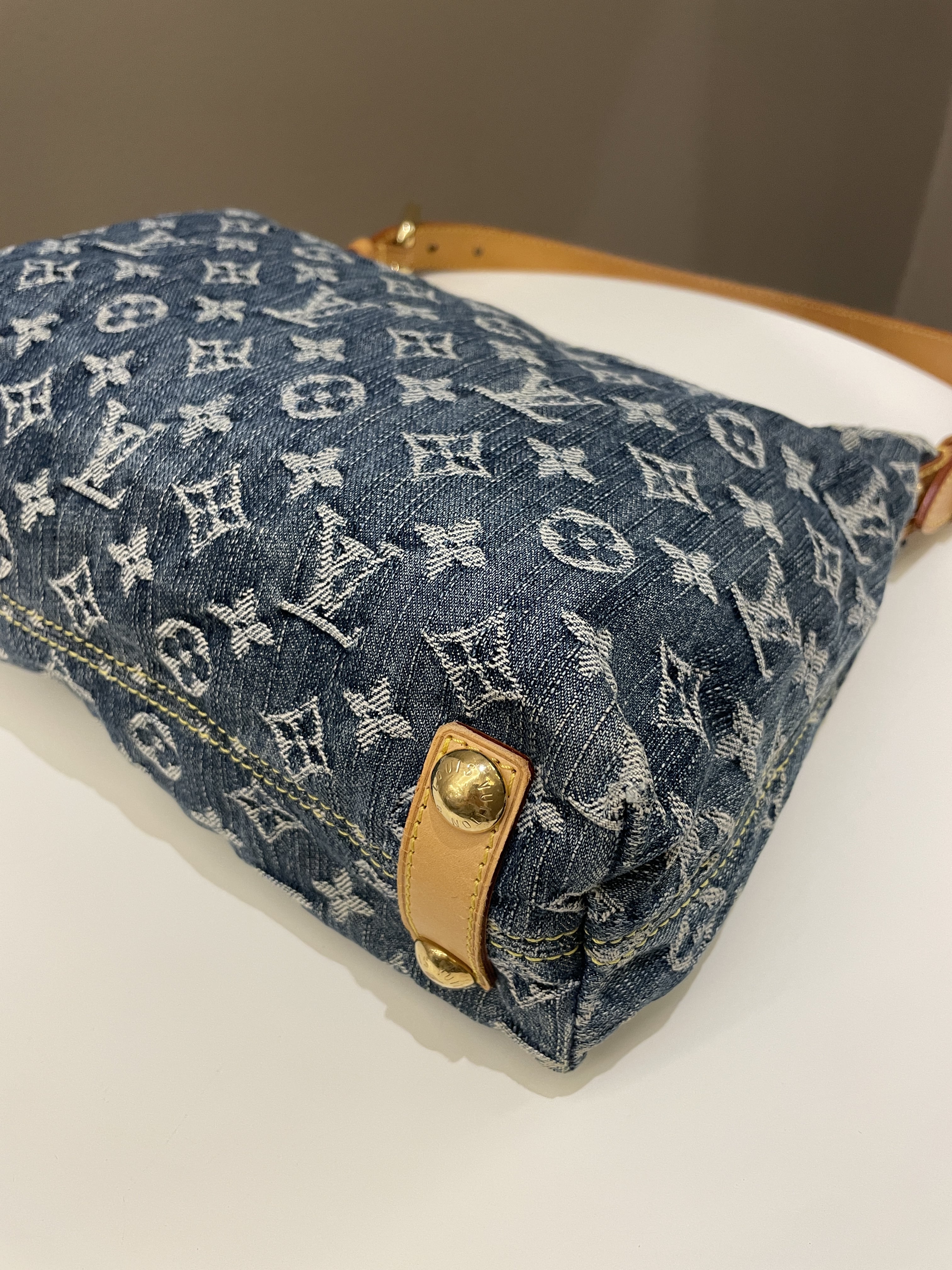 Louis Vuitton Baggy Denim Bag Denim Monogram