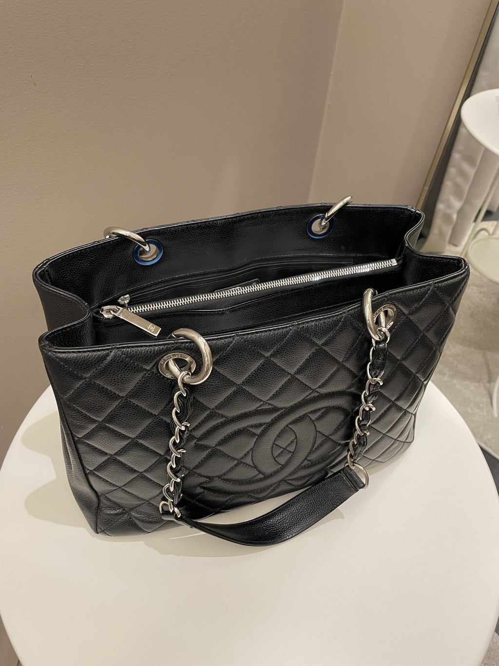 Chanel Classic Quilted GST Black Caviar