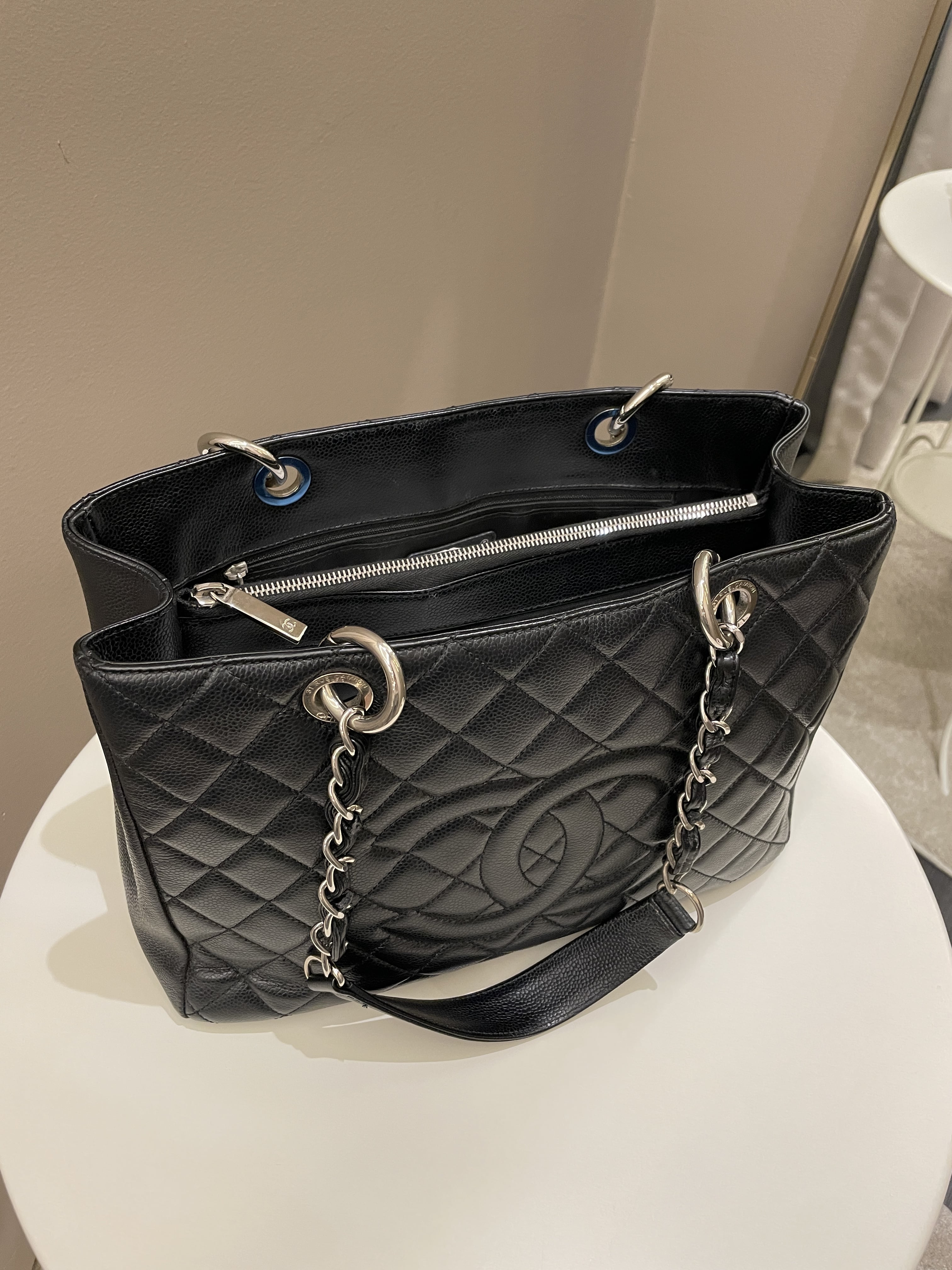 Chanel Classic Quilted GST Black Caviar