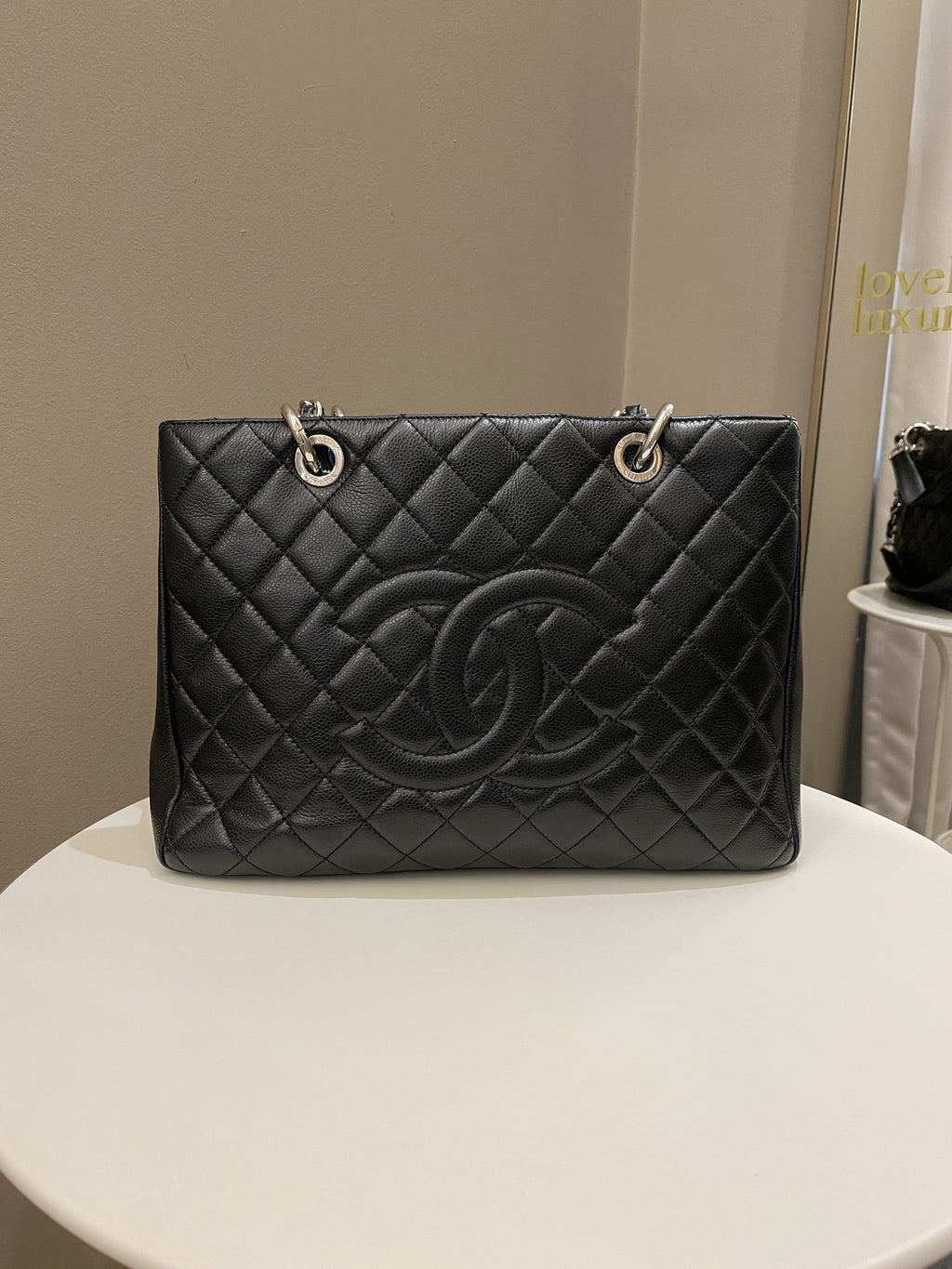 Chanel Classic Quilted GST Black Caviar