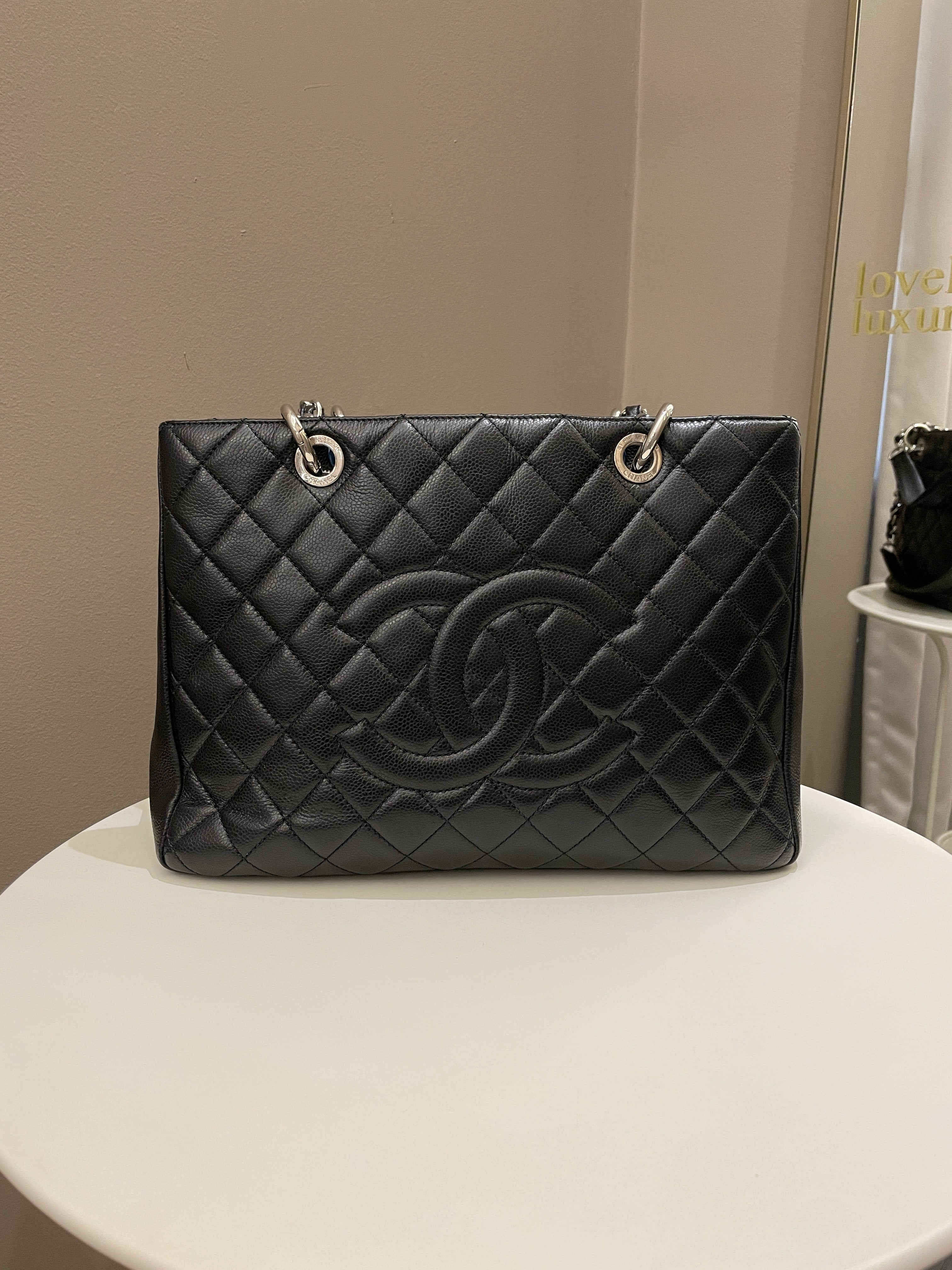 Chanel Classic Quilted GST Black Caviar
