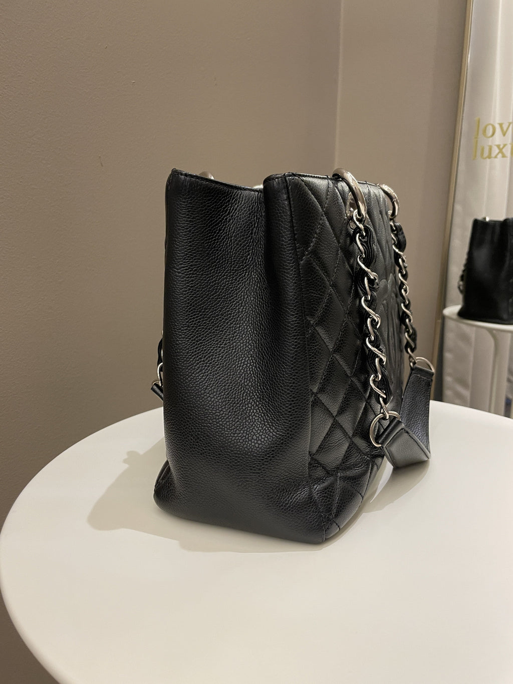 Chanel Classic Quilted GST Black Caviar