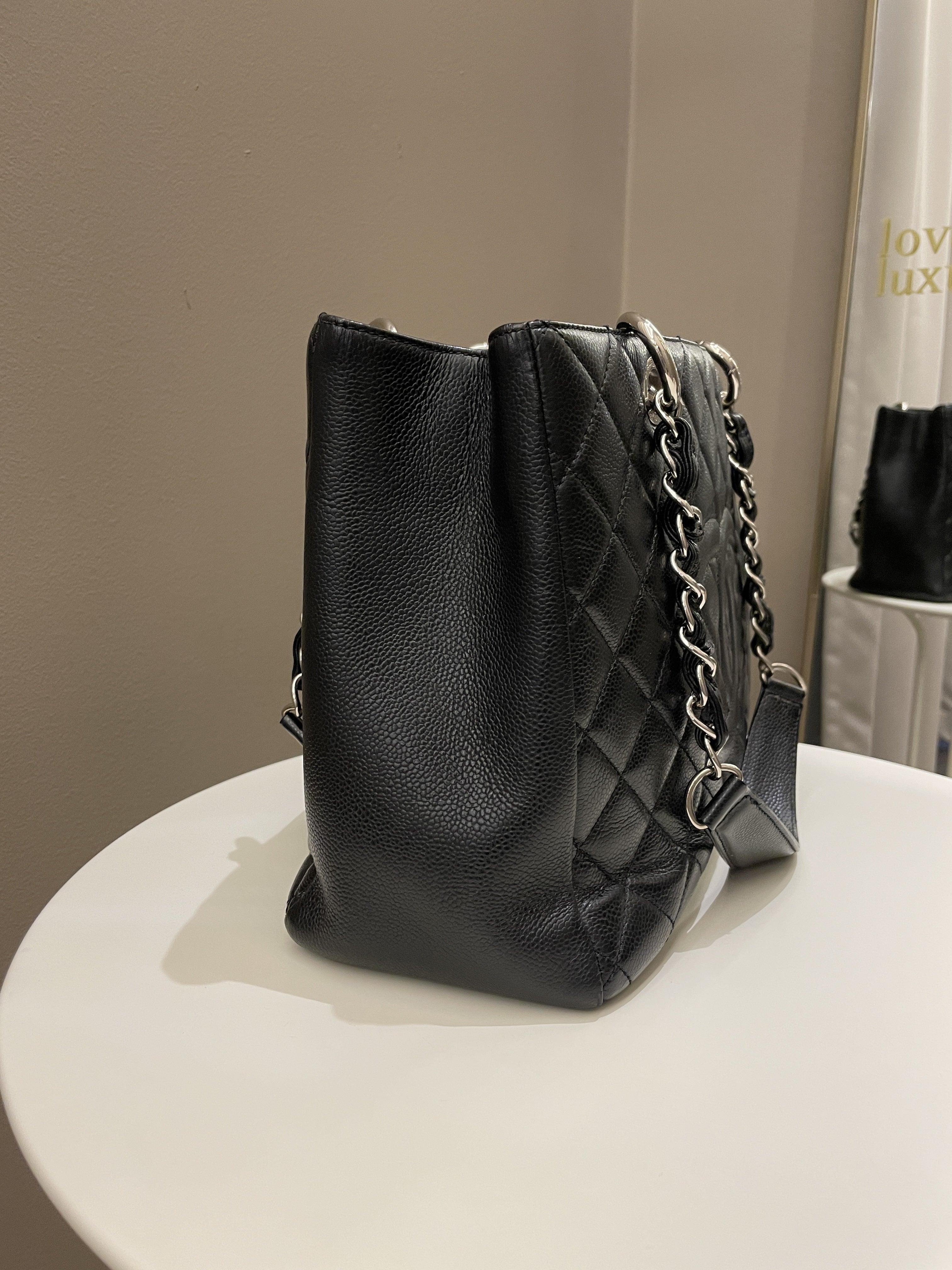 Chanel Classic Quilted GST Black Caviar