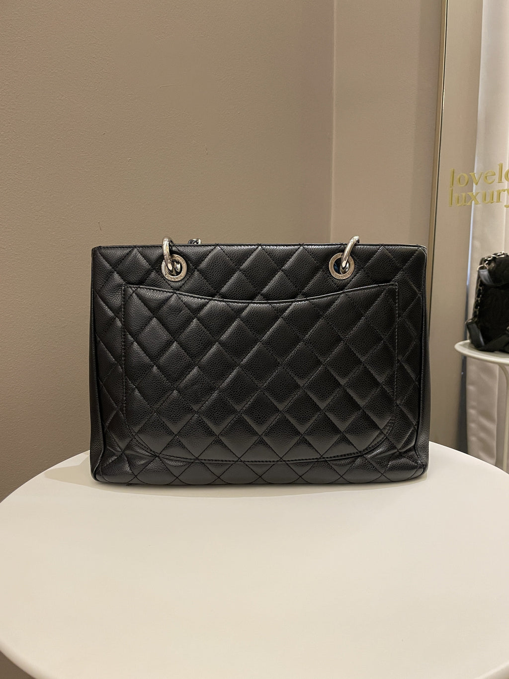 Chanel Classic Quilted GST Black Caviar