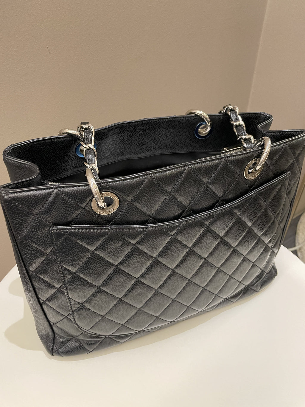 Chanel Classic Quilted GST Black Caviar