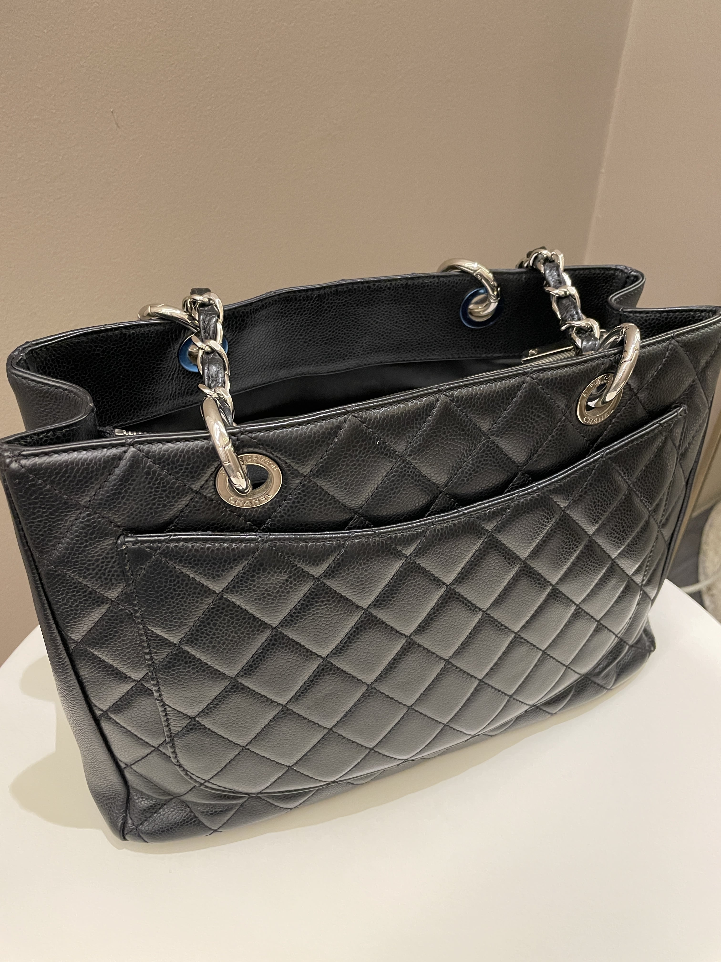 Chanel Classic Quilted GST Black Caviar