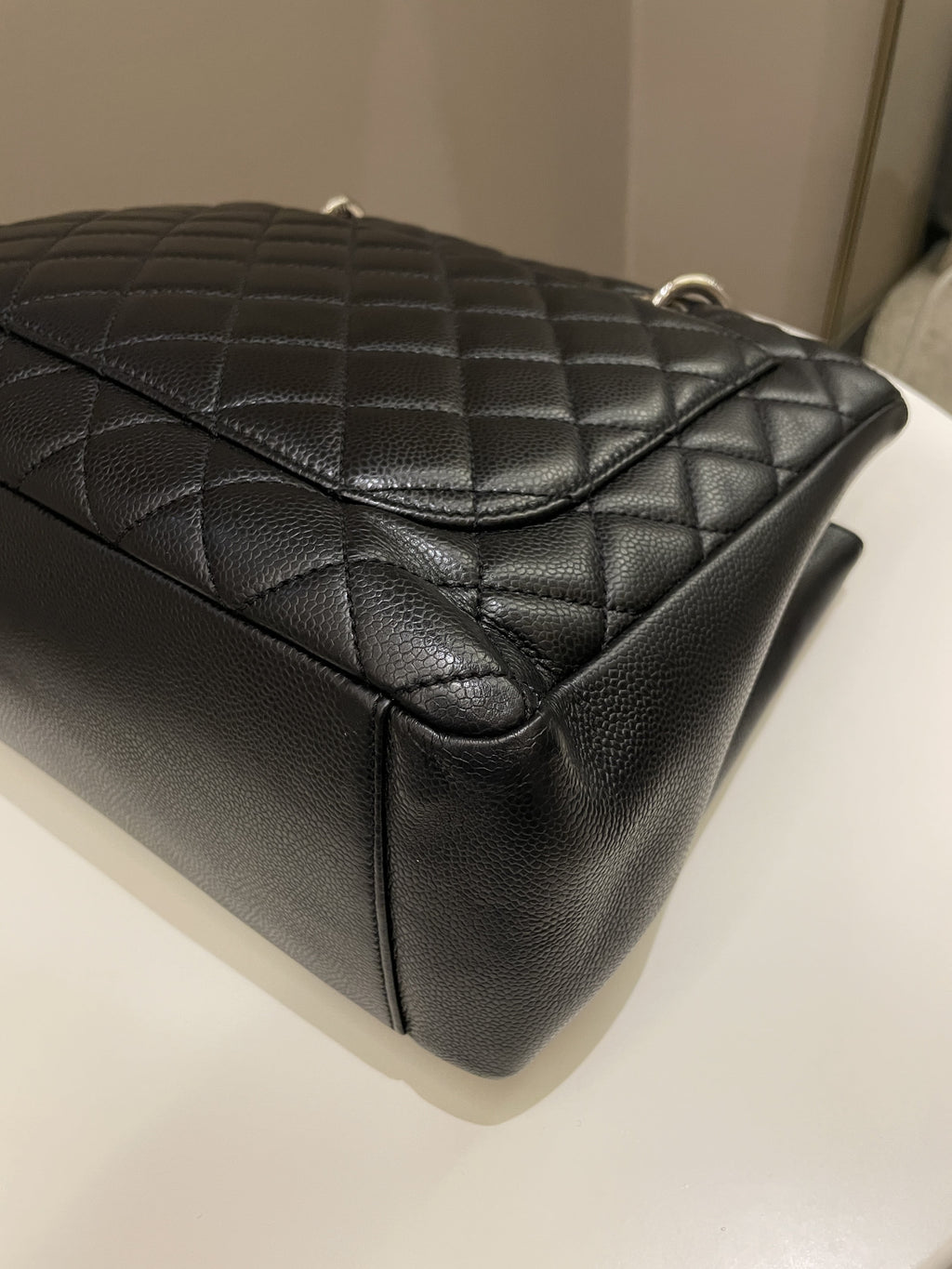 Chanel Classic Quilted GST Black Caviar