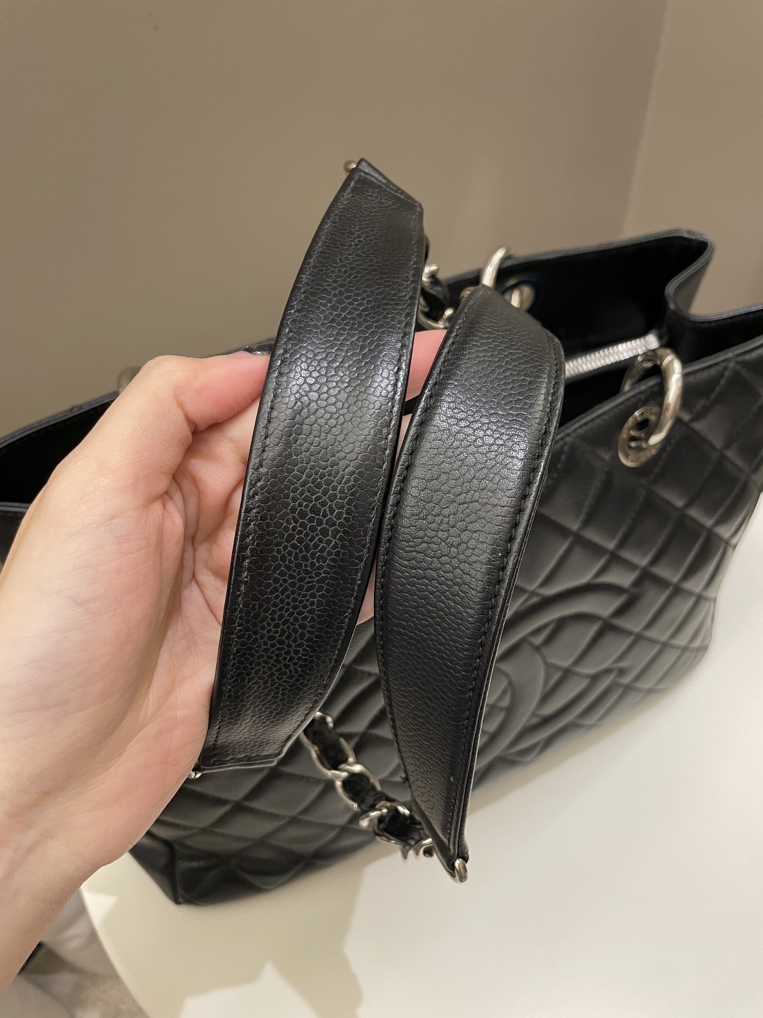 Chanel Classic Quilted GST Black Caviar
