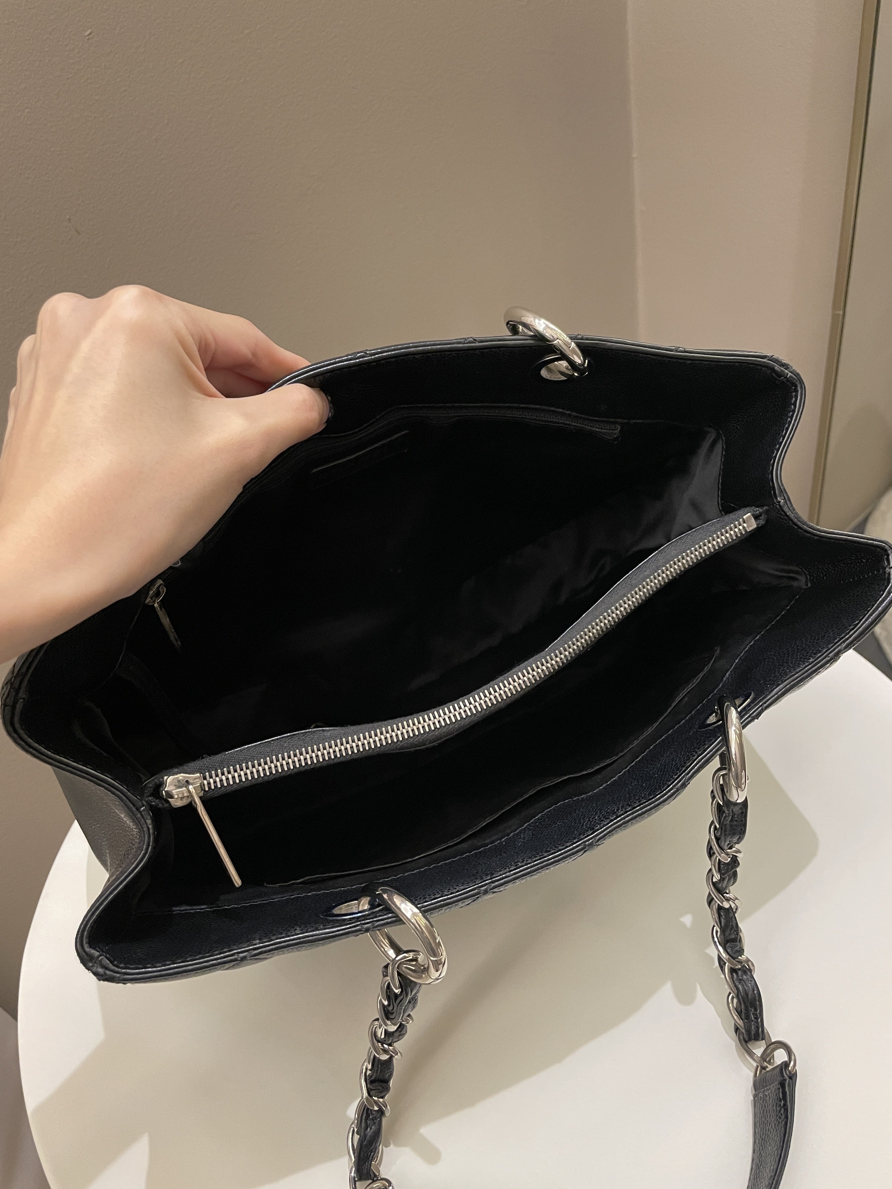 Chanel Classic Quilted GST Black Caviar