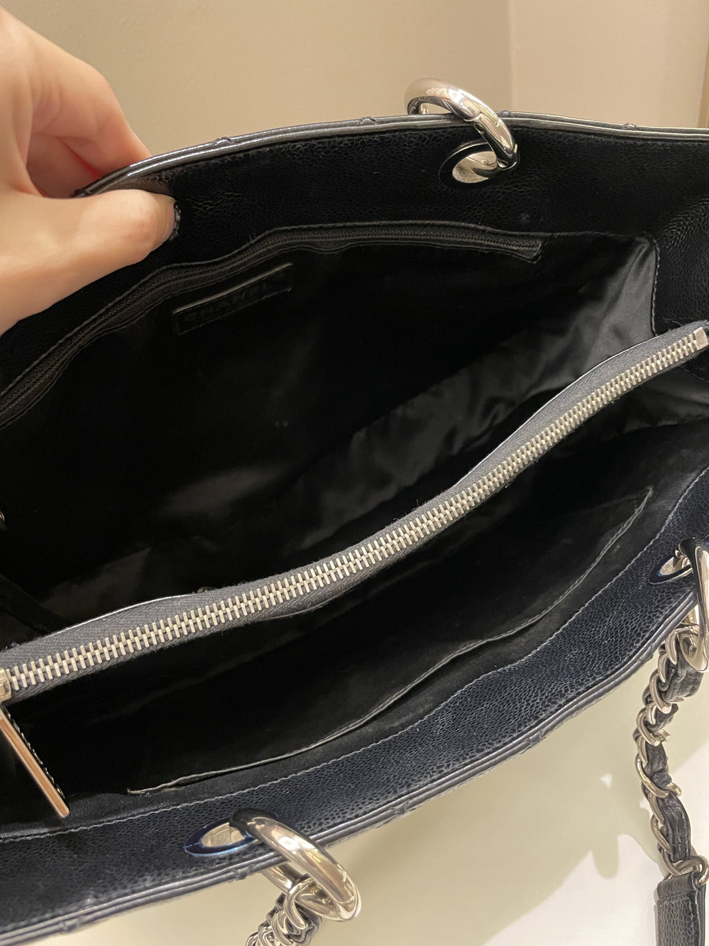 Chanel Classic Quilted GST Black Caviar